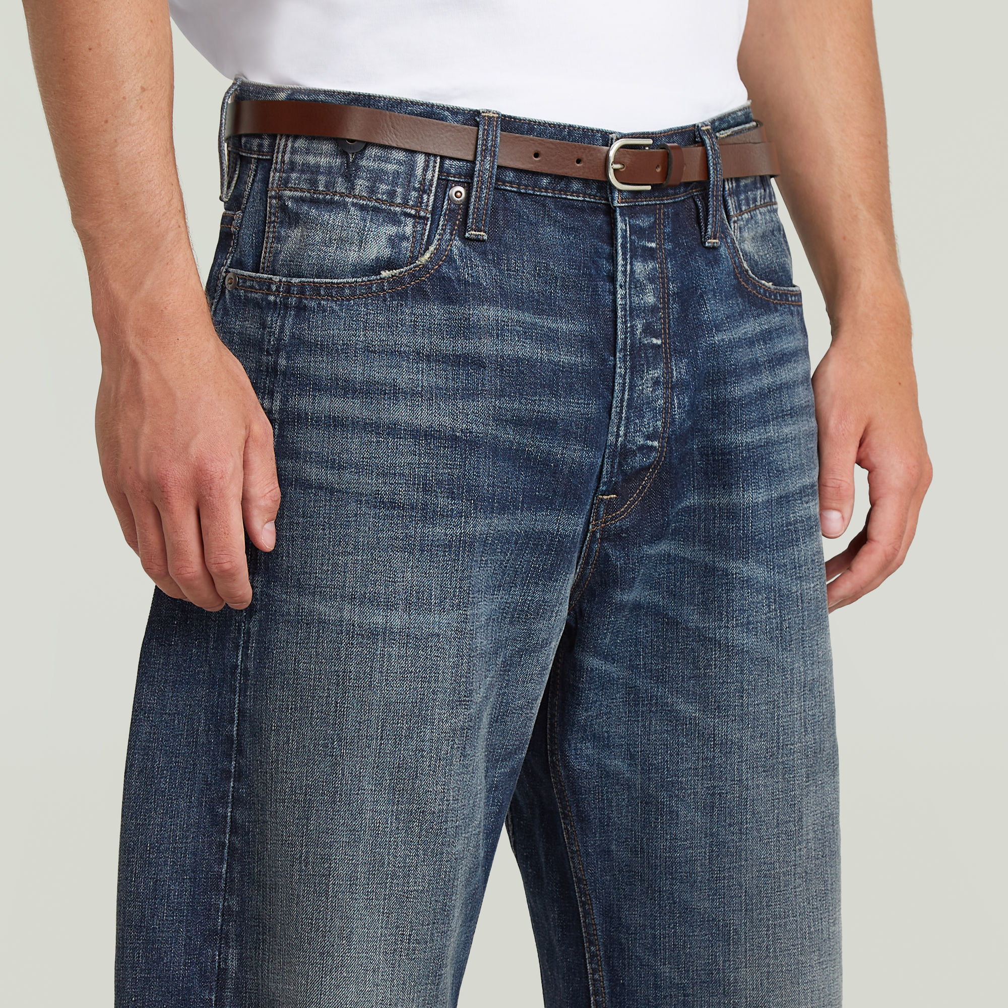 G-Star RAW Thin Riem Metal Heren