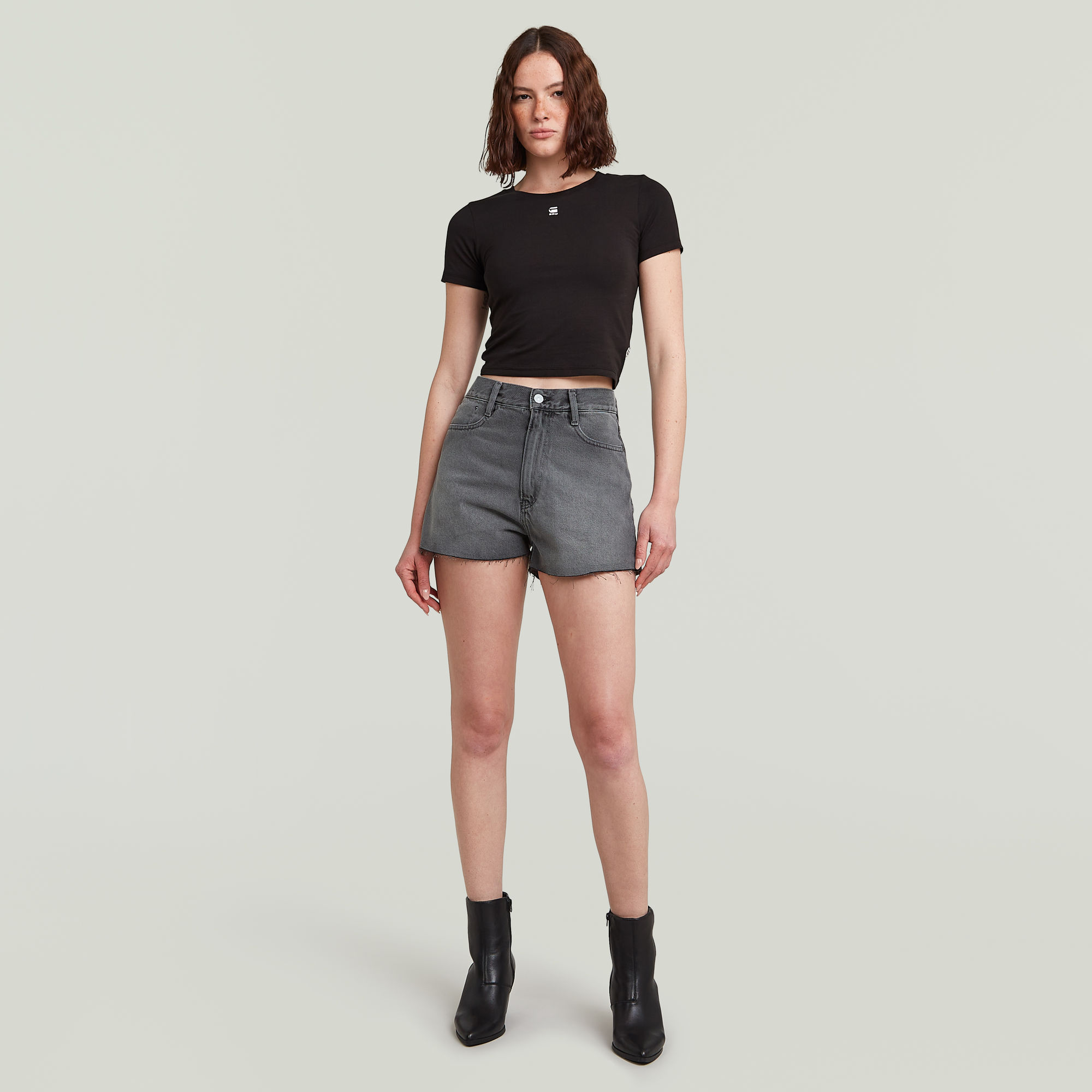 G-Star RAW Type 89 Cut Short Grijs Dames
