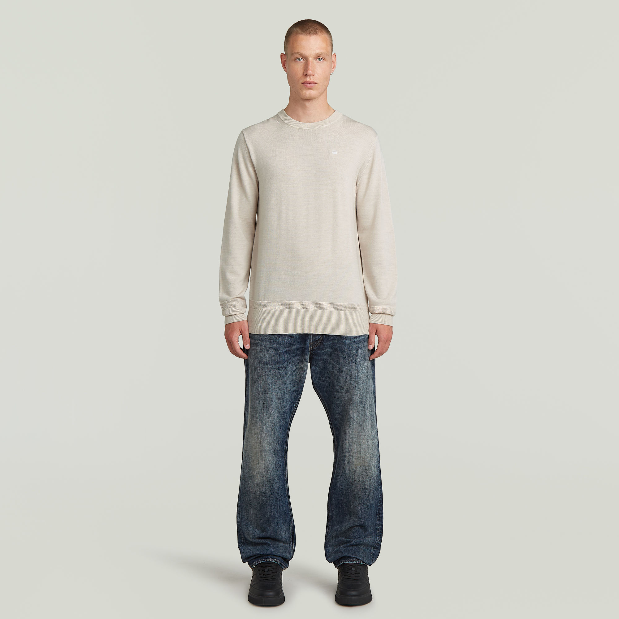 Thumbnail - Premium Core Knit - Weiß - Herren