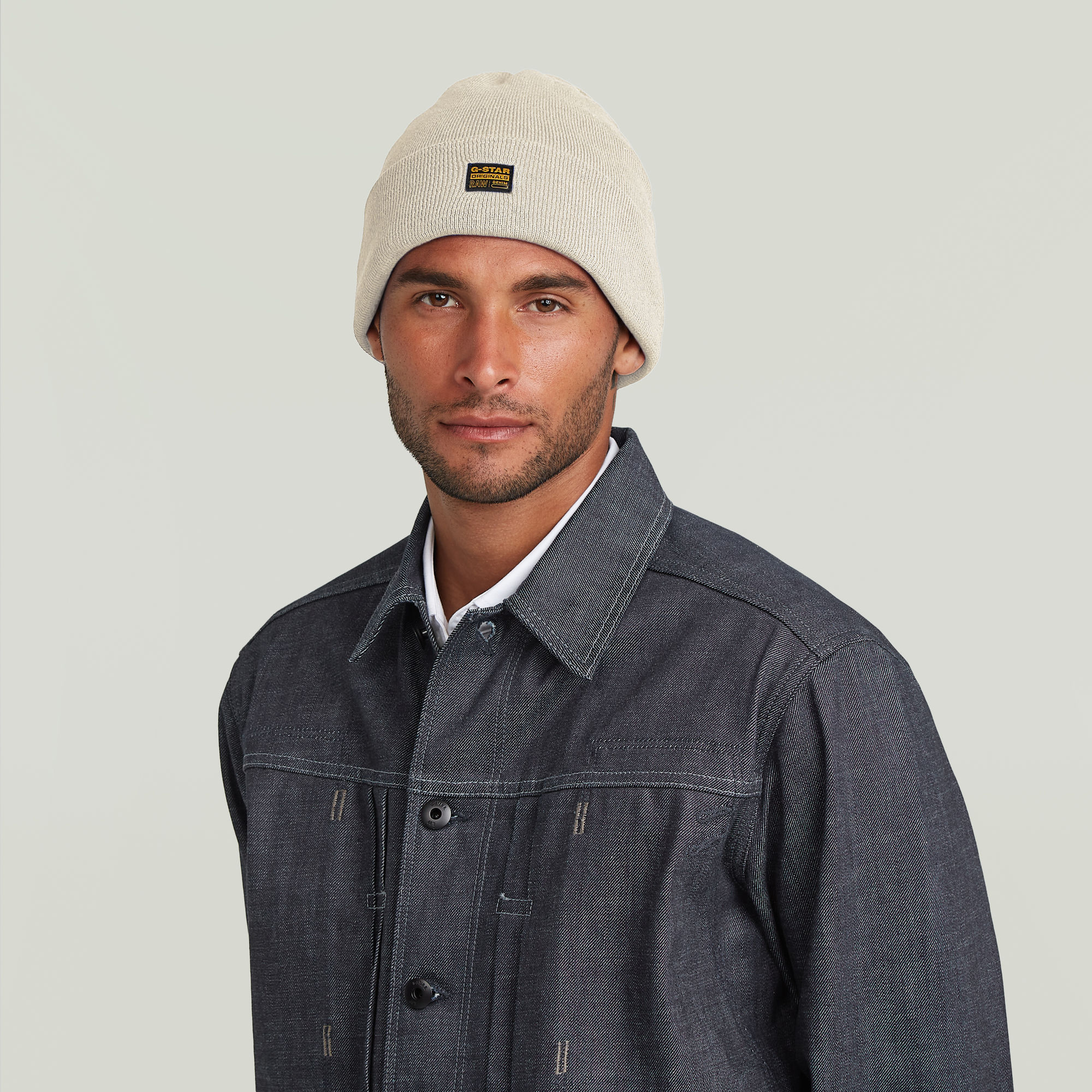 G-Star RAW Originals Vissersbeanie Wit Heren