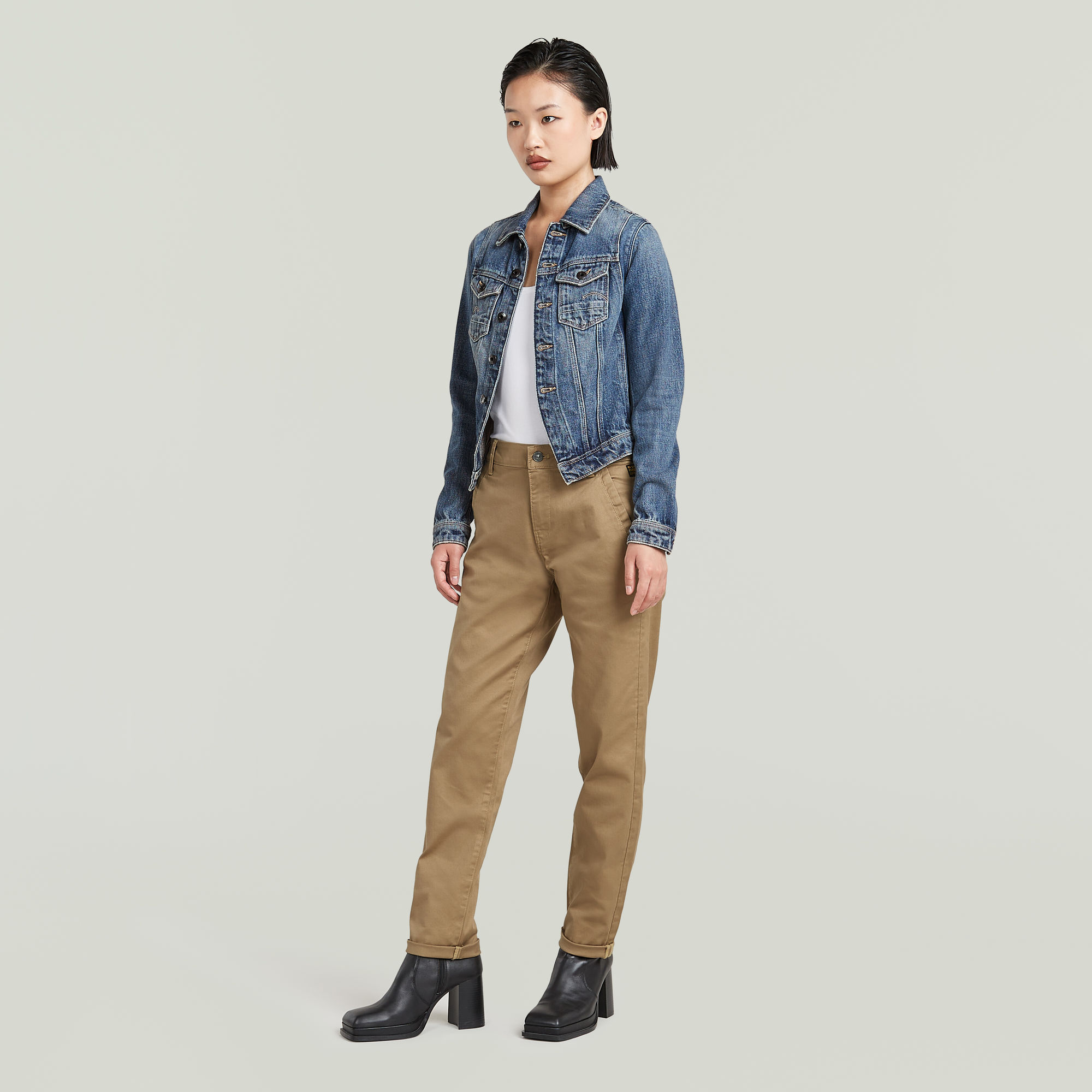 G-Star RAW Kate Boyfriend Chino Beige Dames