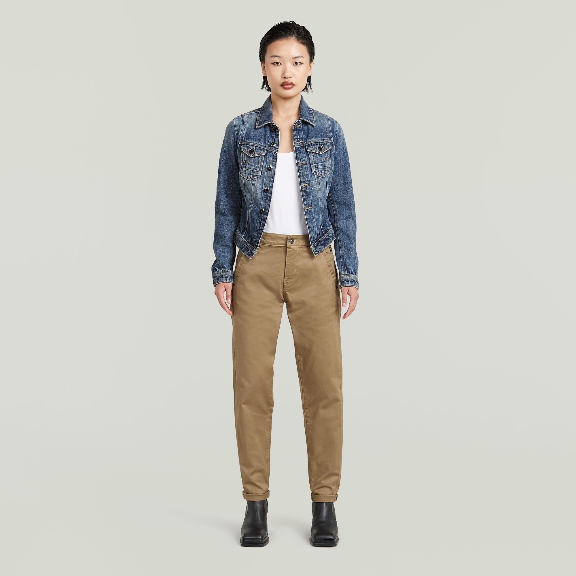 G-Star RAW Kate Boyfriend Chino Beige Dames