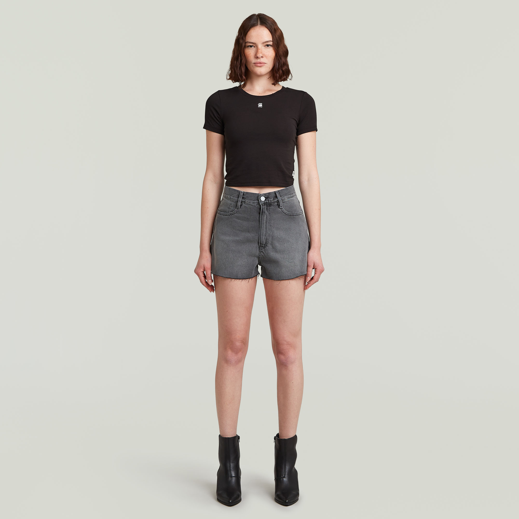G-Star RAW Type 89 Cut Short Grijs Dames