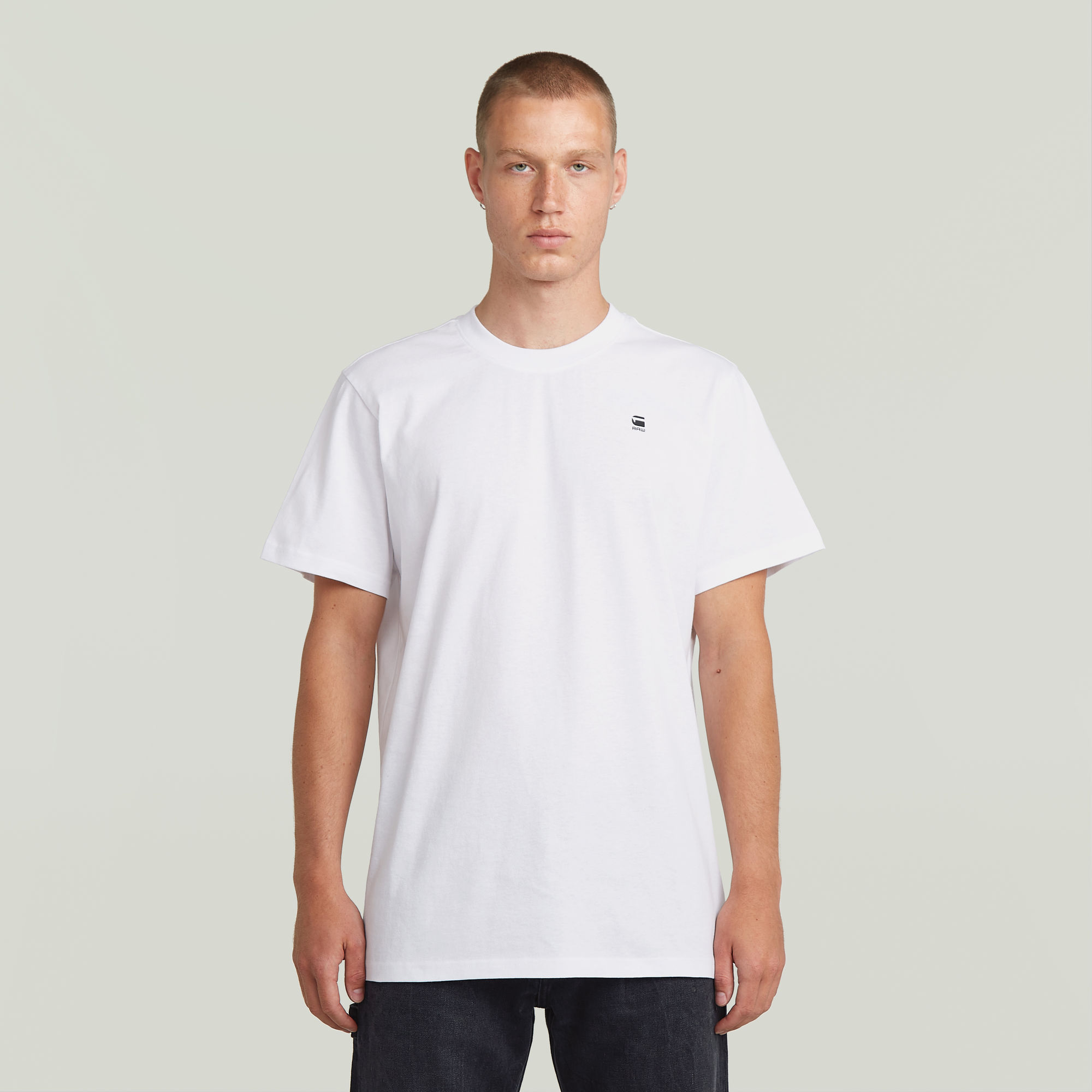 

Back Printed T-Shirt - White - Men