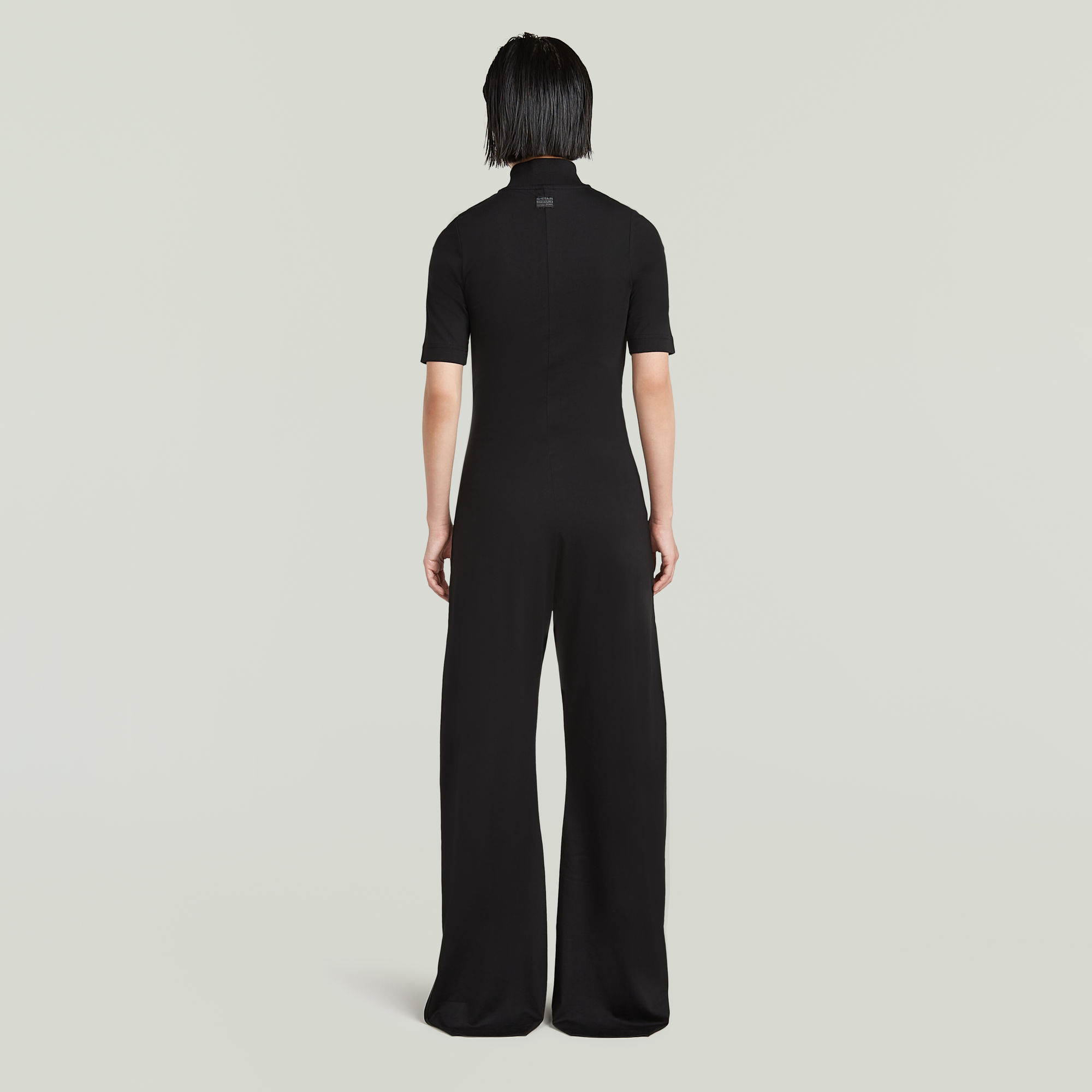 G-Star RAW Wide Leg Jumpsuit Zwart Dames