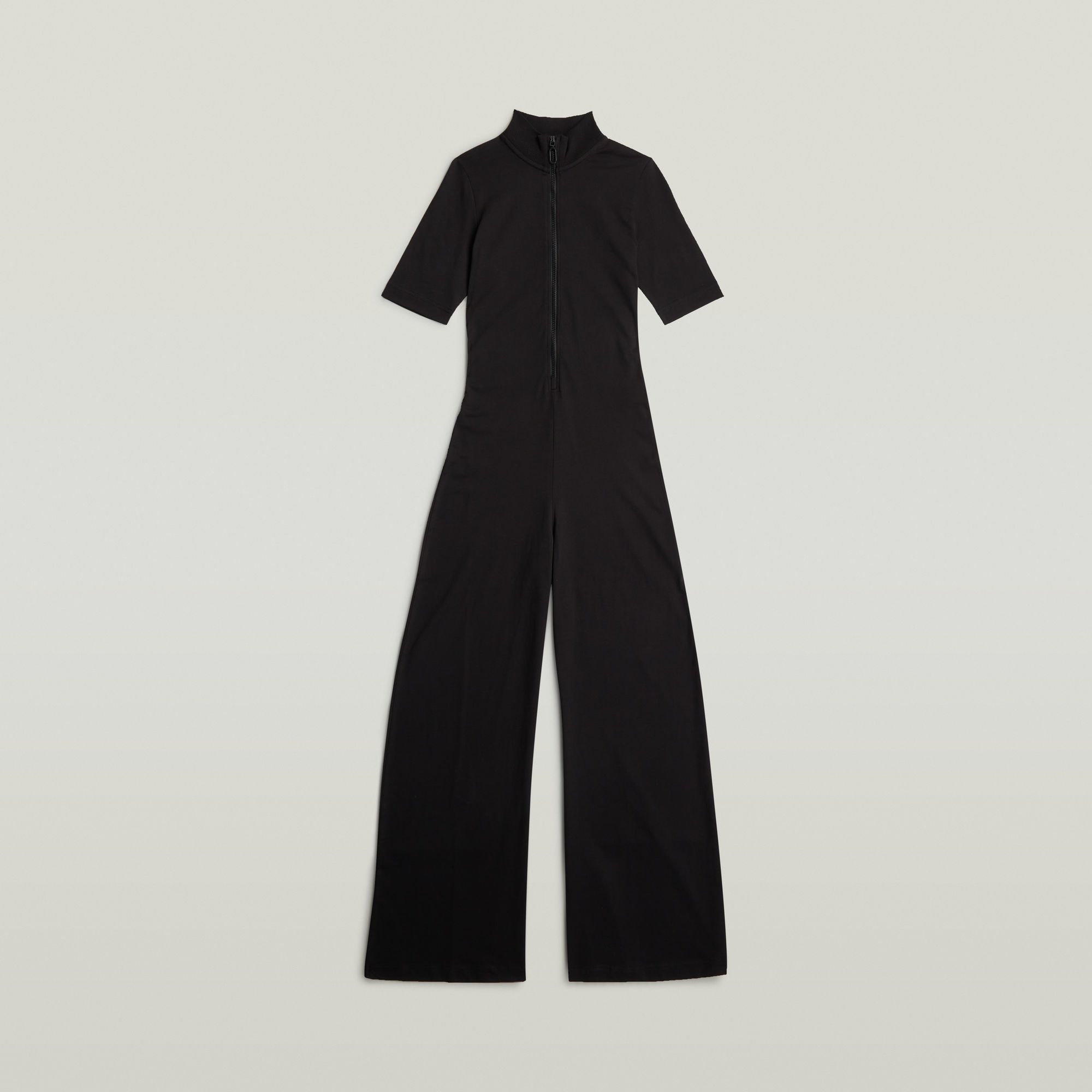 Thumbnail - Wide Leg Jumpsuit - Schwarz - Damen