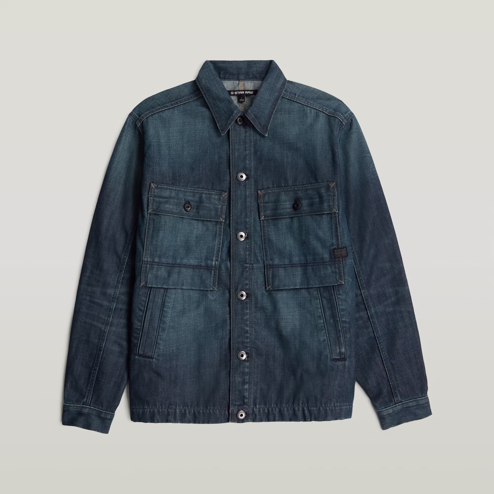 Thumbnail - Mosa Overshirt - Dunkelblau - Herren