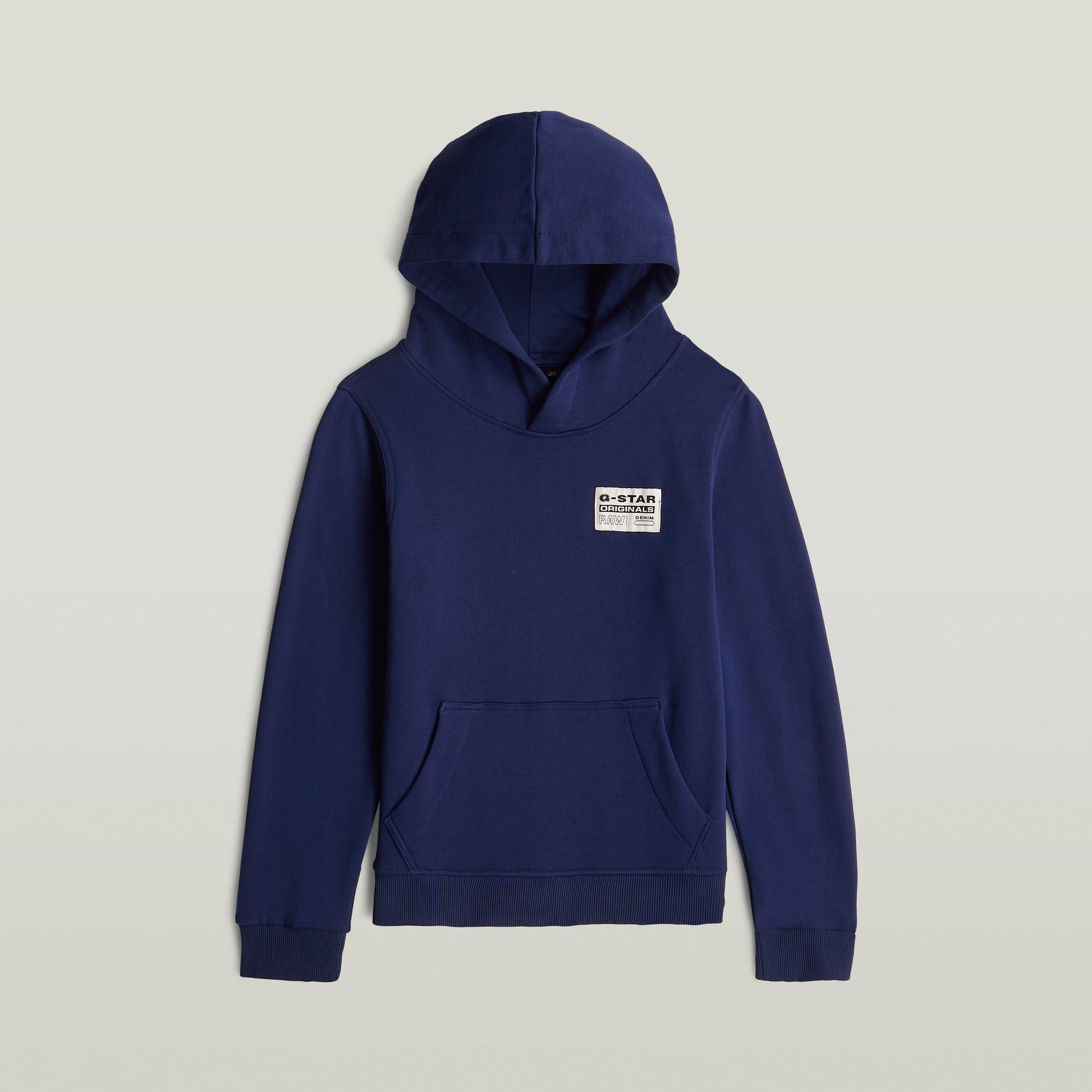 Thumbnail - Jungen Hooded Sweatshirt Originals Patch - Mittelblau - jungen