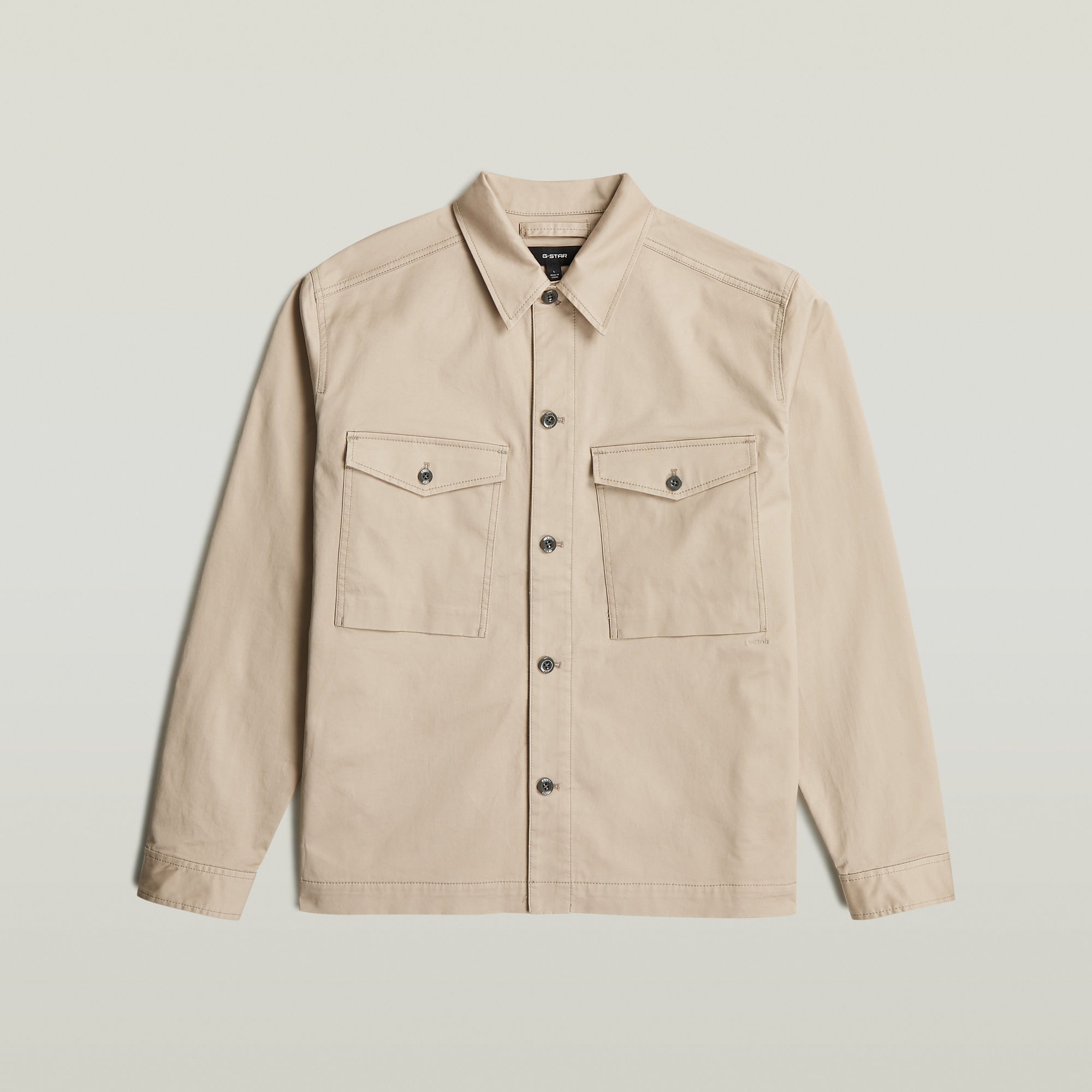 Thumbnail - Core Lightweight Hemd - Beige - Herren