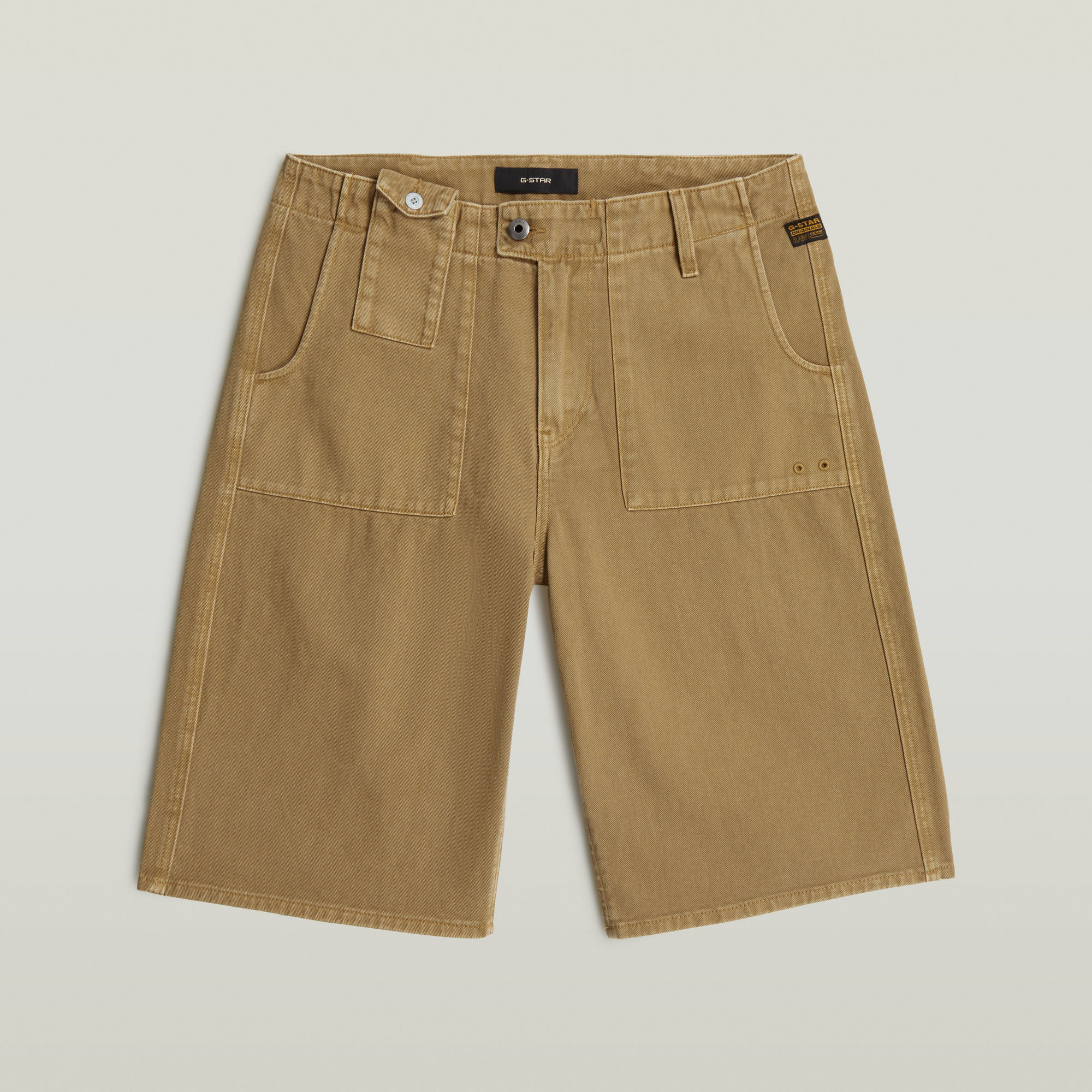 Thumbnail - Bermuda Shorts - Beige - Damen