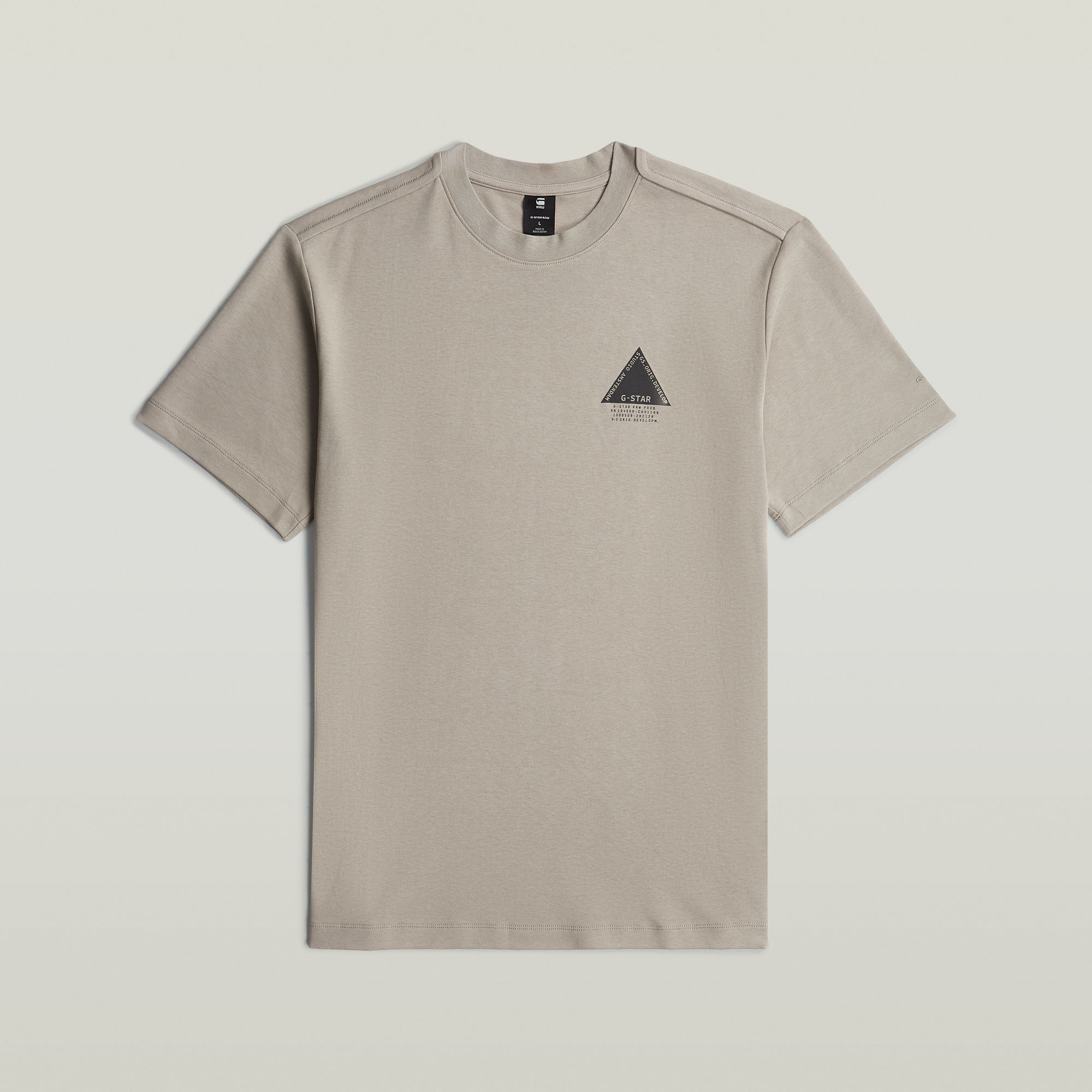 Thumbnail - Small Logo T-Shirt - Beige - Herren