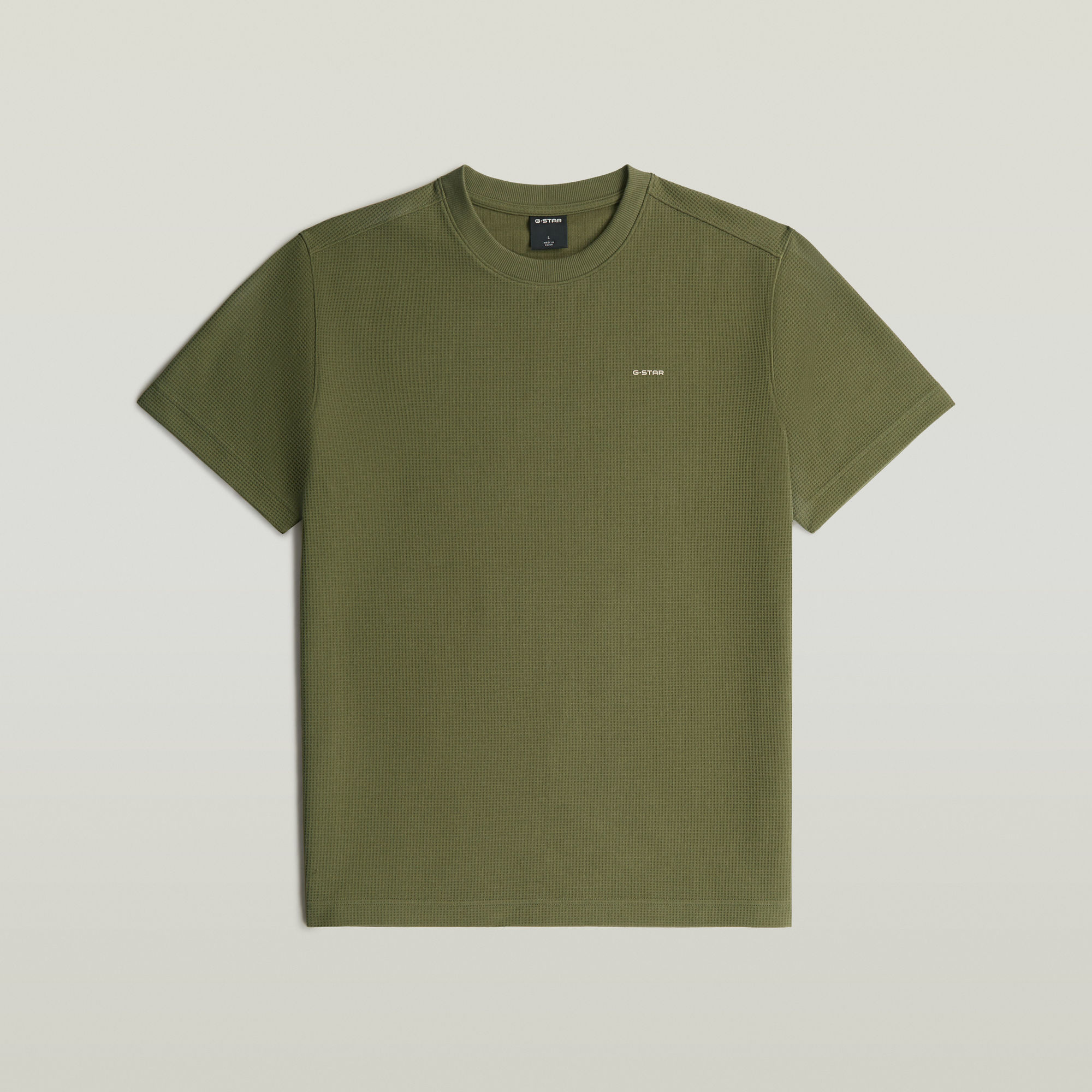 Thumbnail - True Regular Structured T-Shirt - Grün - Herren