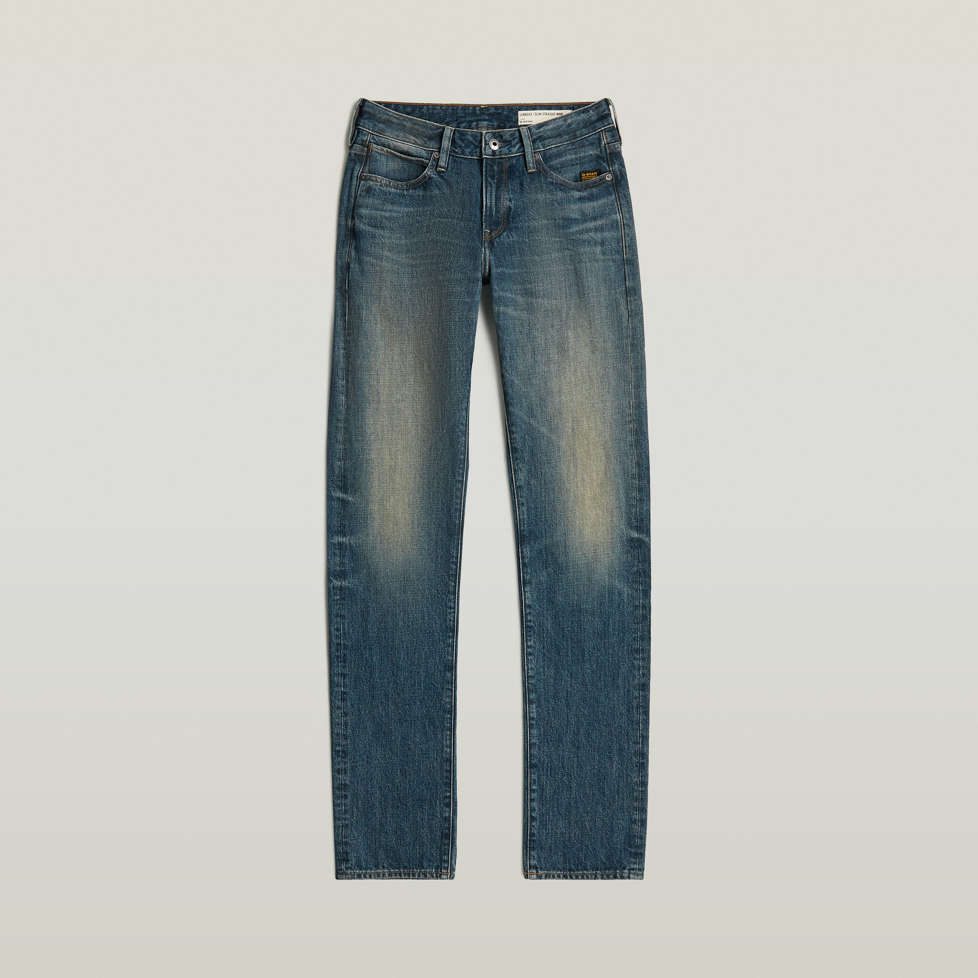 Thumbnail - G-STAR Lennoxx Slim Straight Jeans - Dunkelblau - Damen