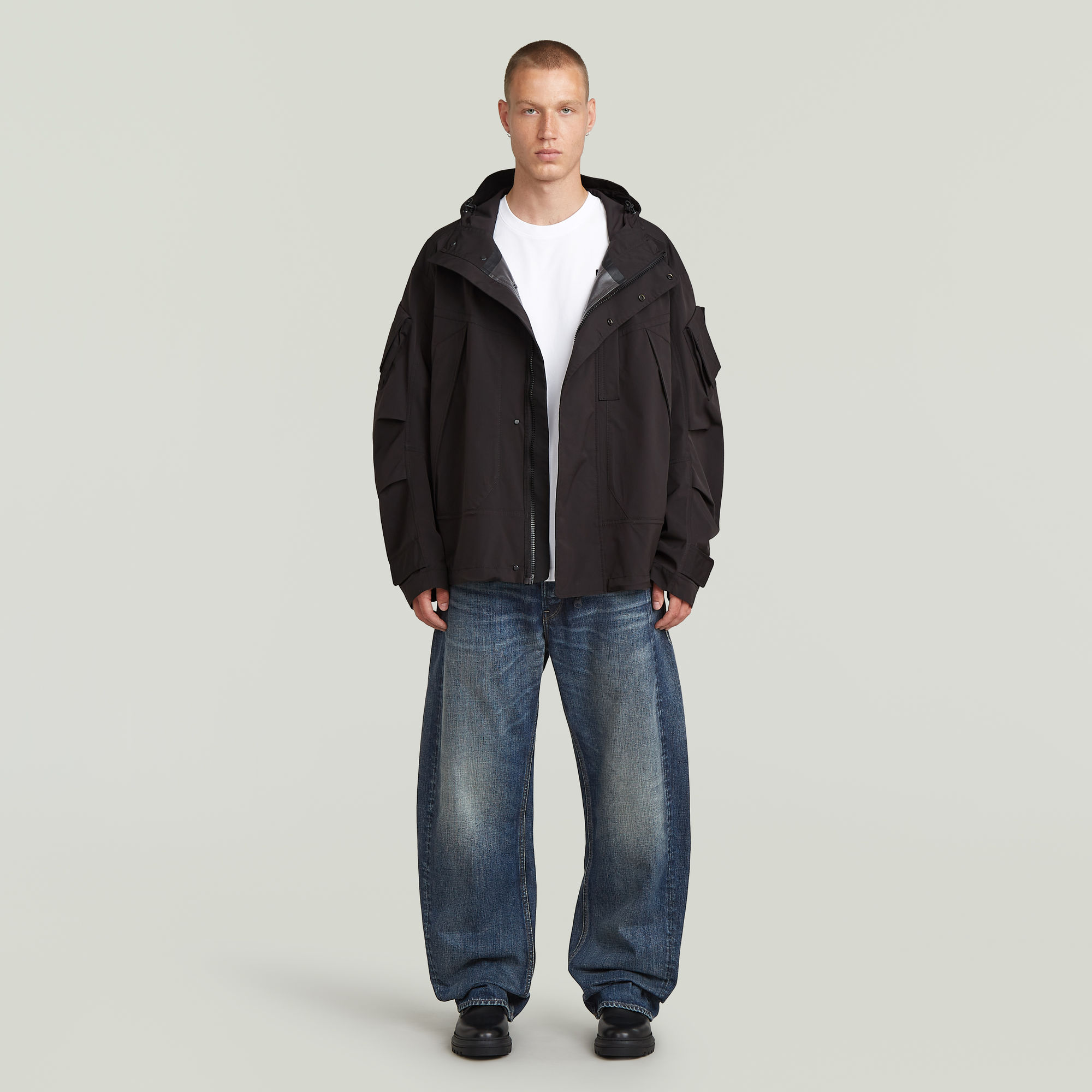 Thumbnail - GA-1 Shell Parka - Schwarz - Herren
