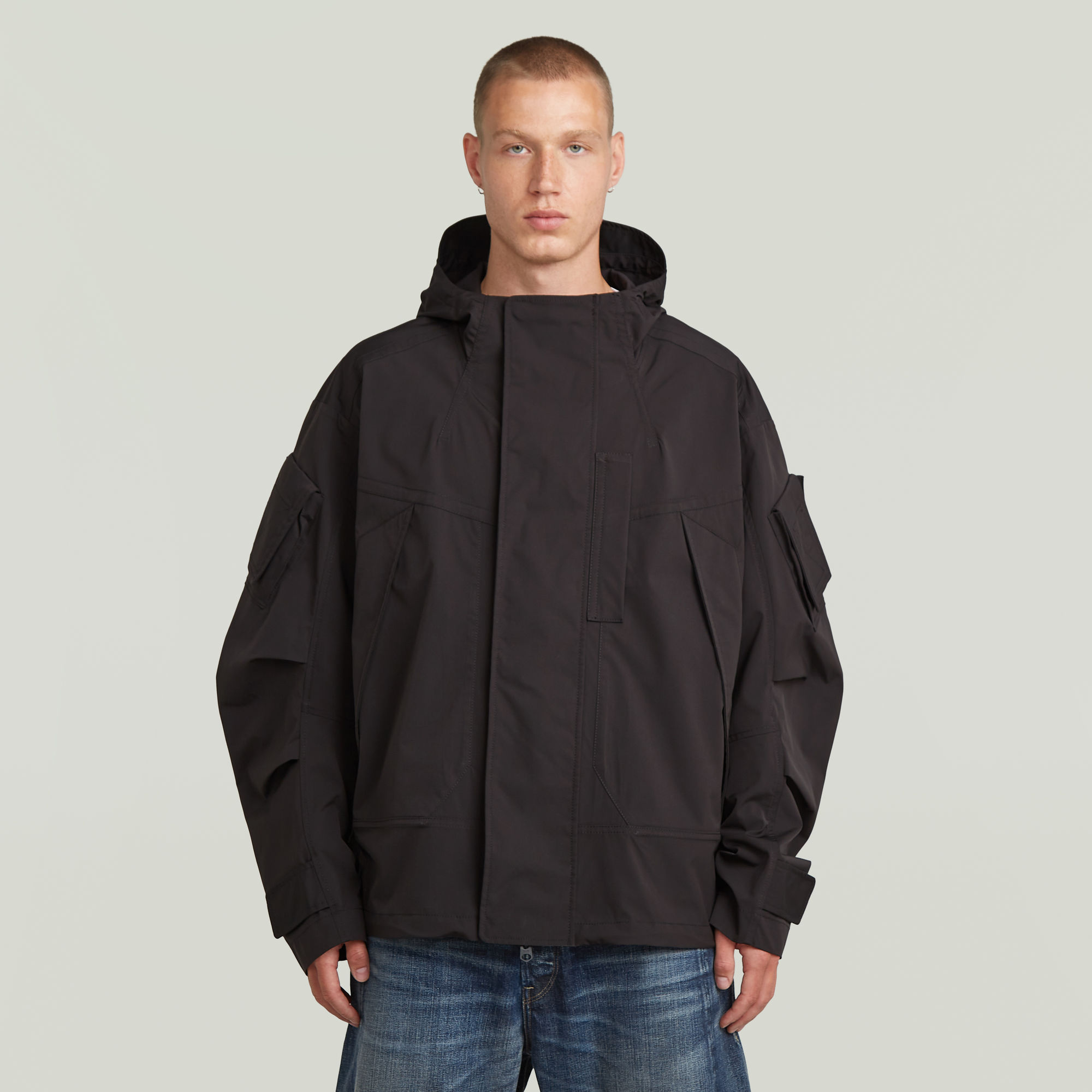 GA-1 Shell Parka - Schwarz - Herren