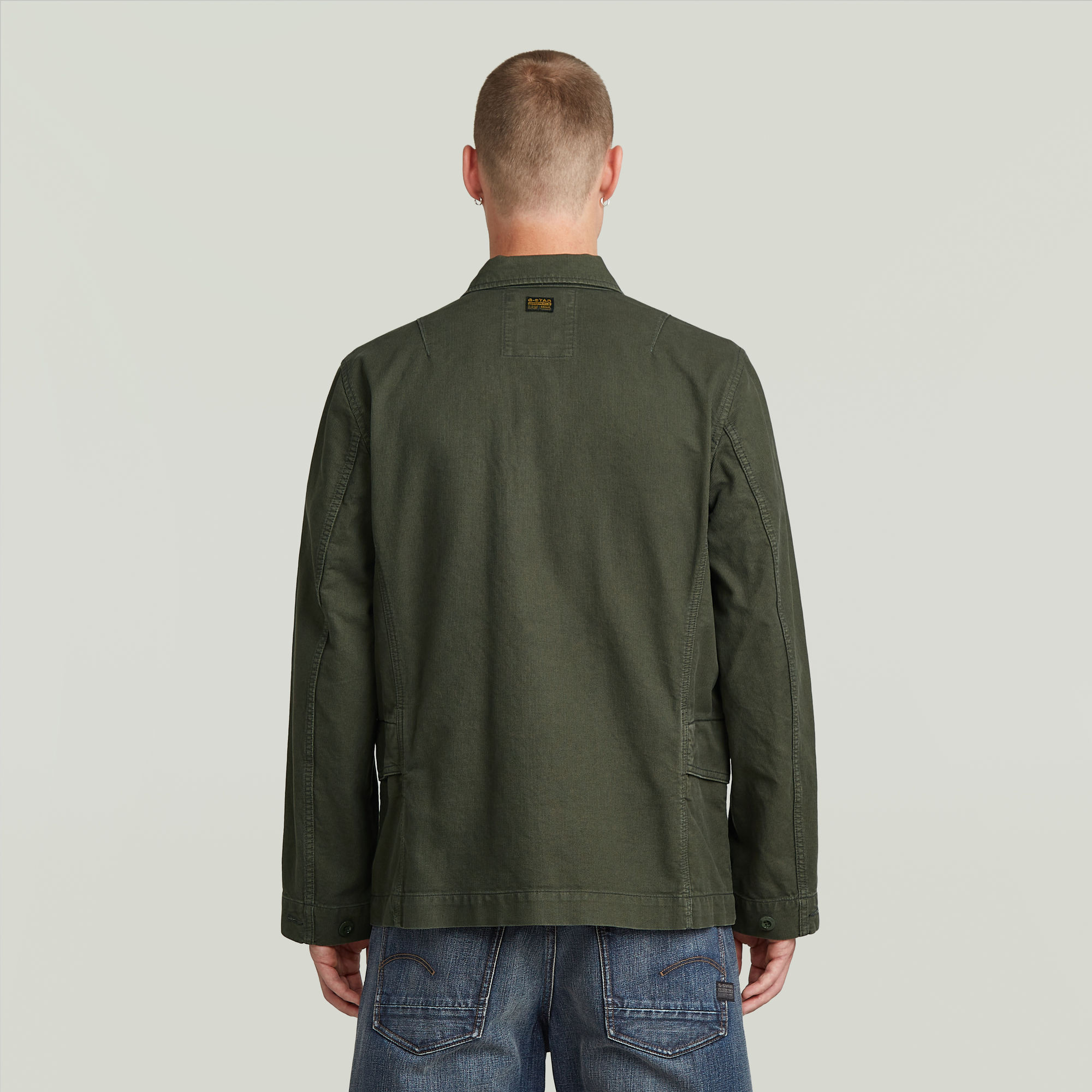 G-Star RAW 4 Pocket Overshirt Grijs Heren