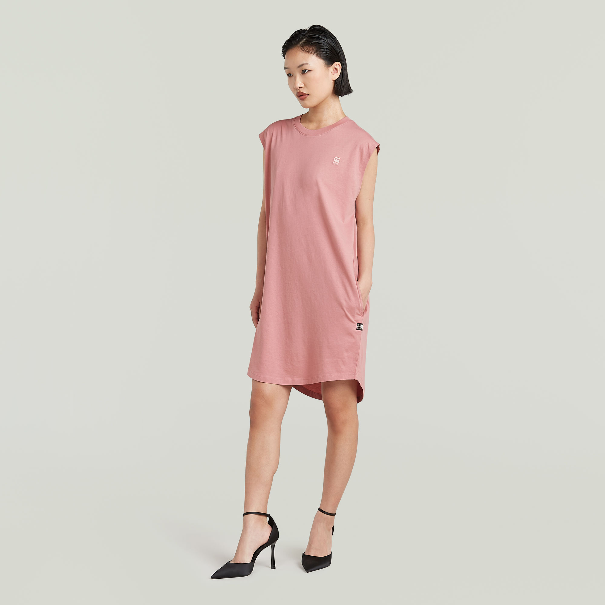 G-Star RAW Lash Loose Jurk Roze Dames
