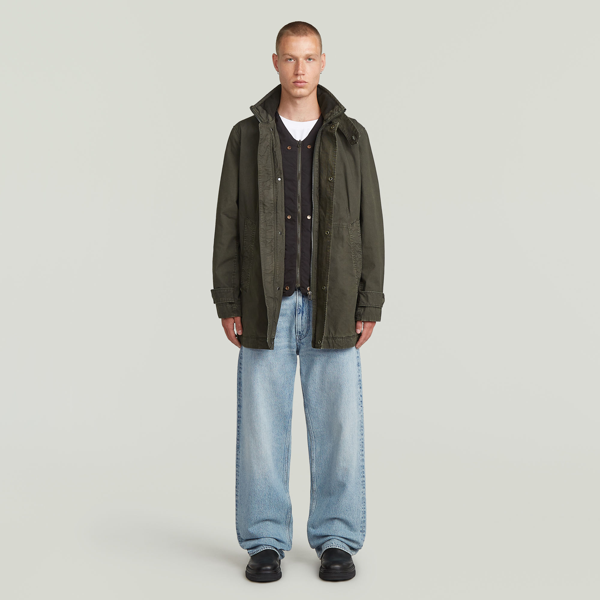 Thumbnail - Garber 3-in-1 Trenchcoat - Grau - Herren