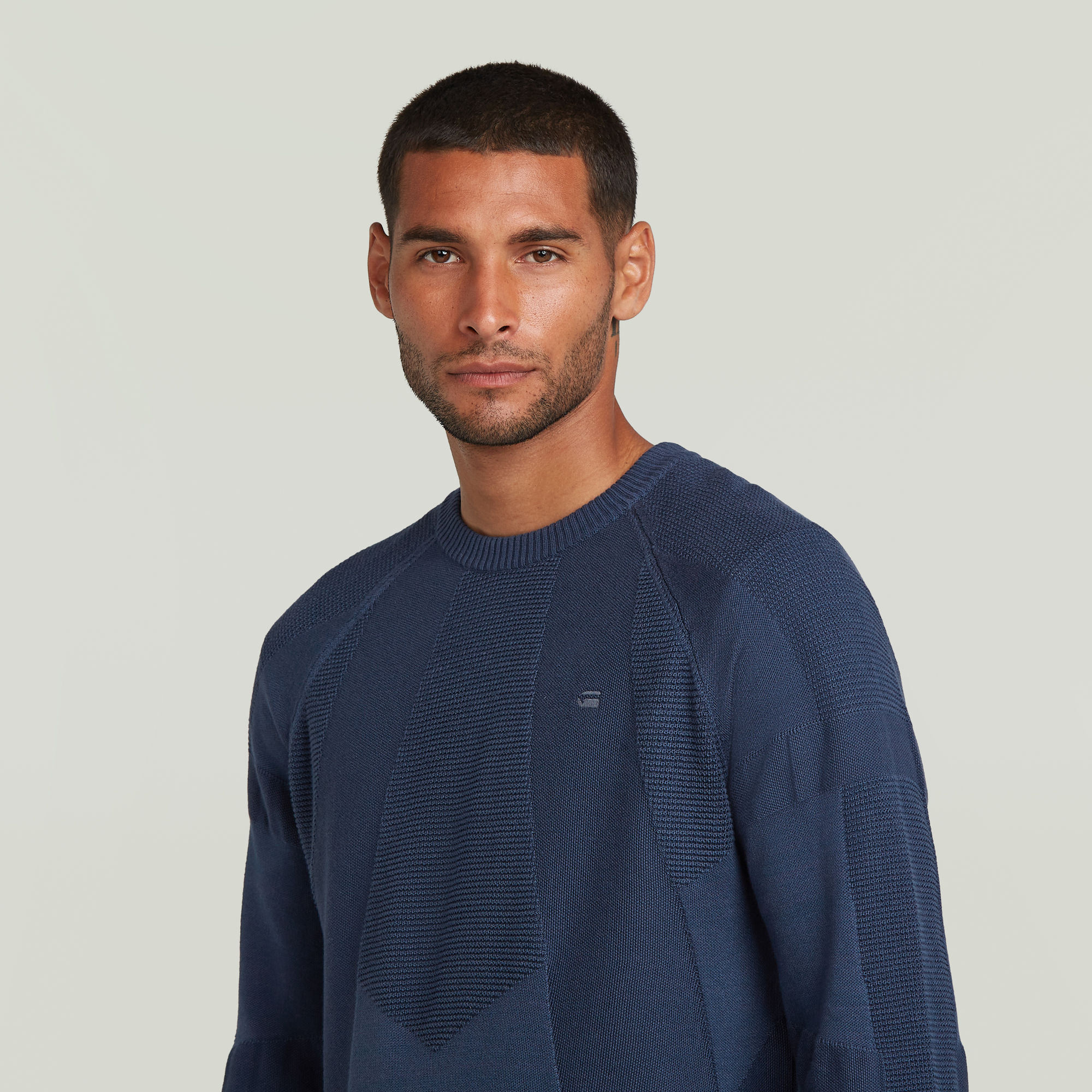 G-Star RAW 3D Biker Ribbed Trui Meerkleurig Heren