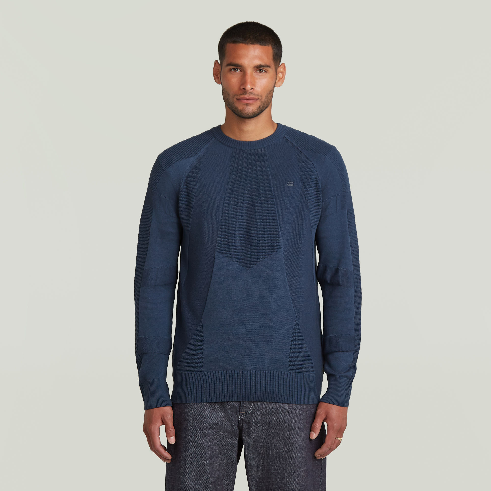 G-Star RAW 3D Biker Ribbed Trui Meerkleurig Heren