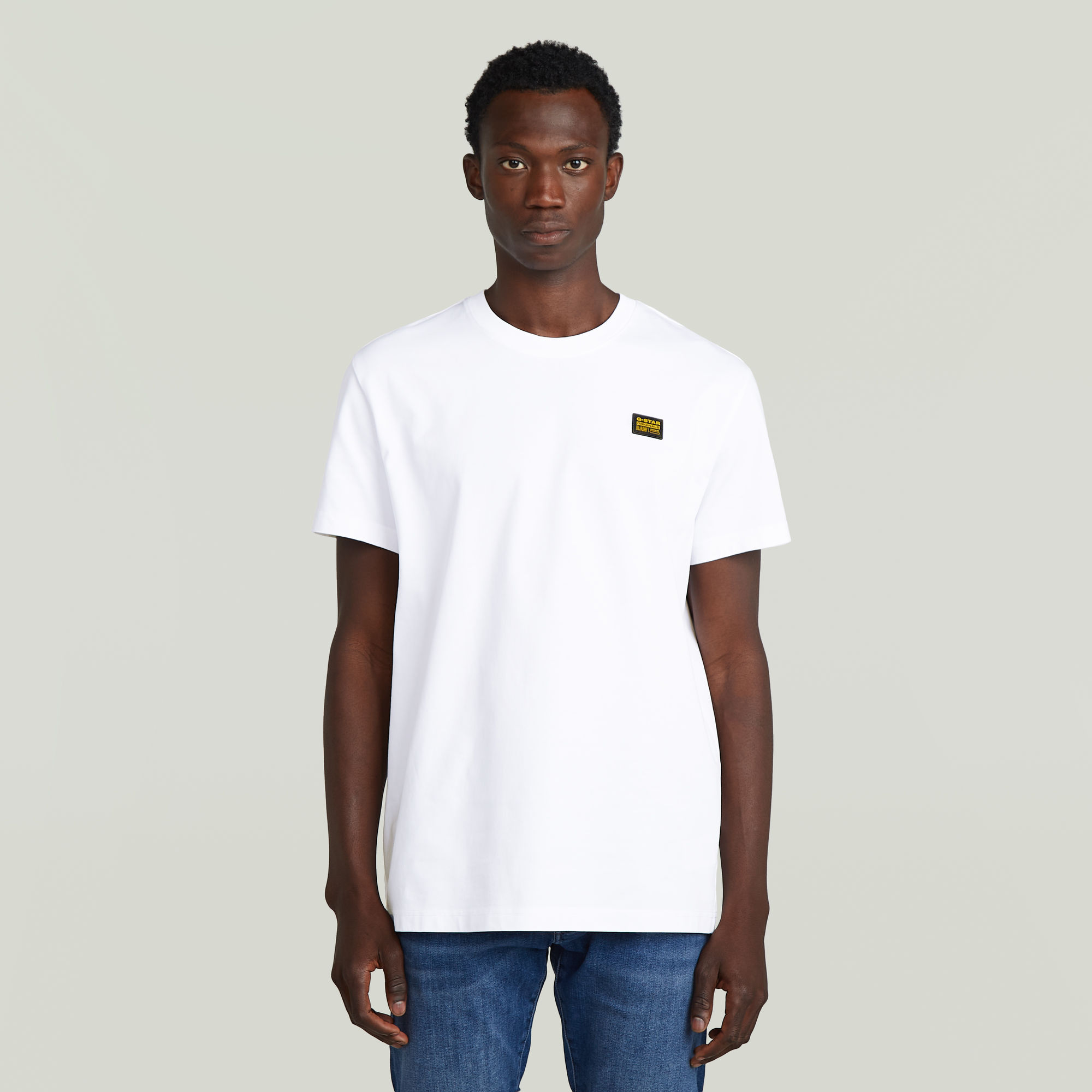 

Label Badge Regular T-Shirt - White - Men