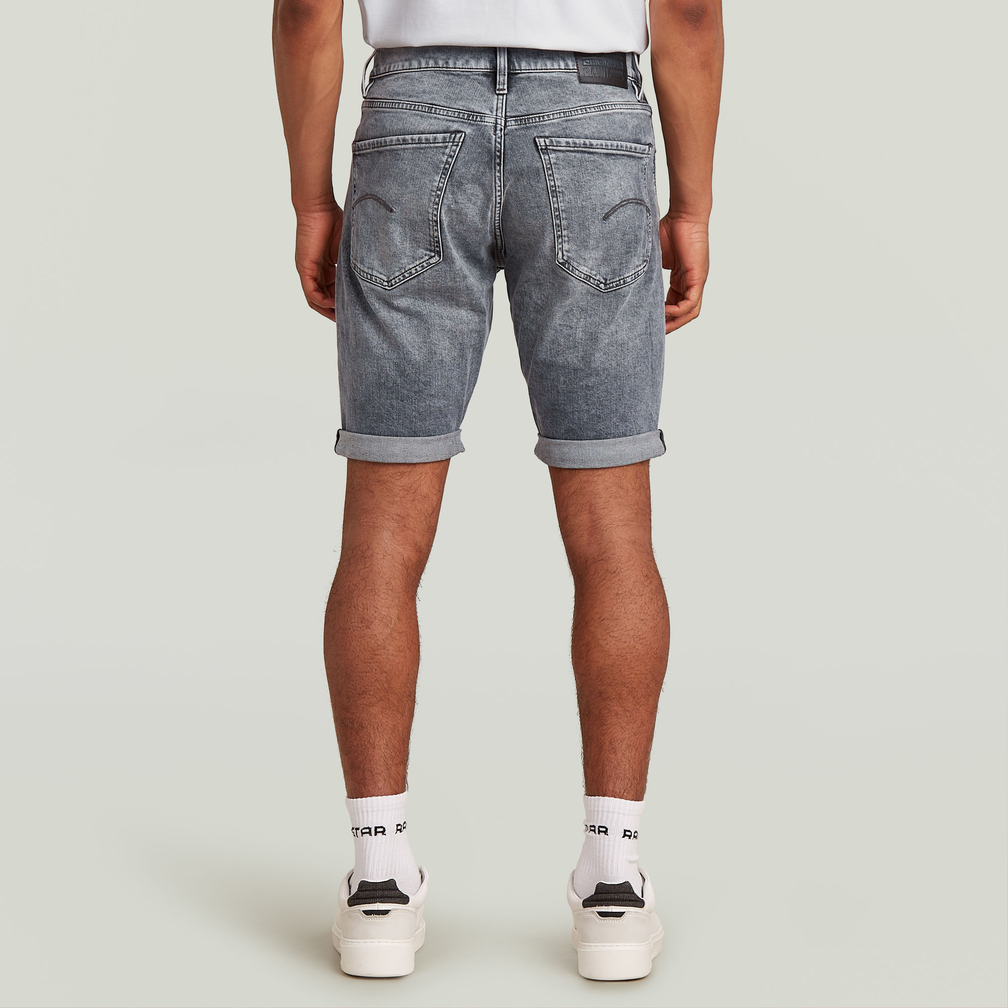 G-Star RAW Mosa Denim Short Grijs Heren