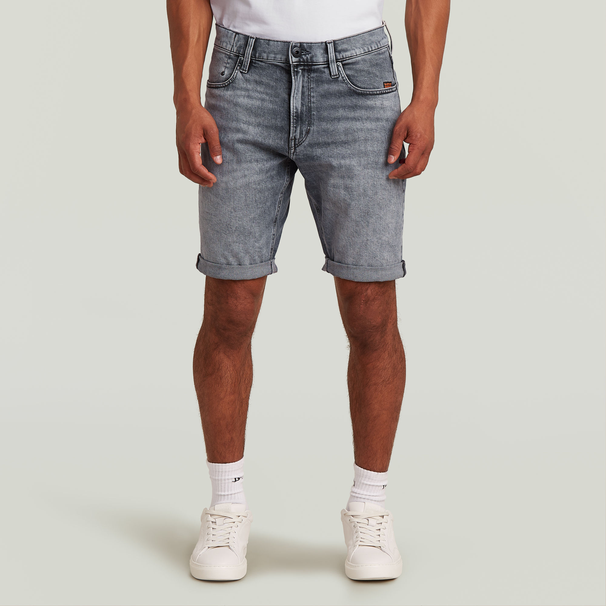 Mosa Denim Shorts - Grau - Herren