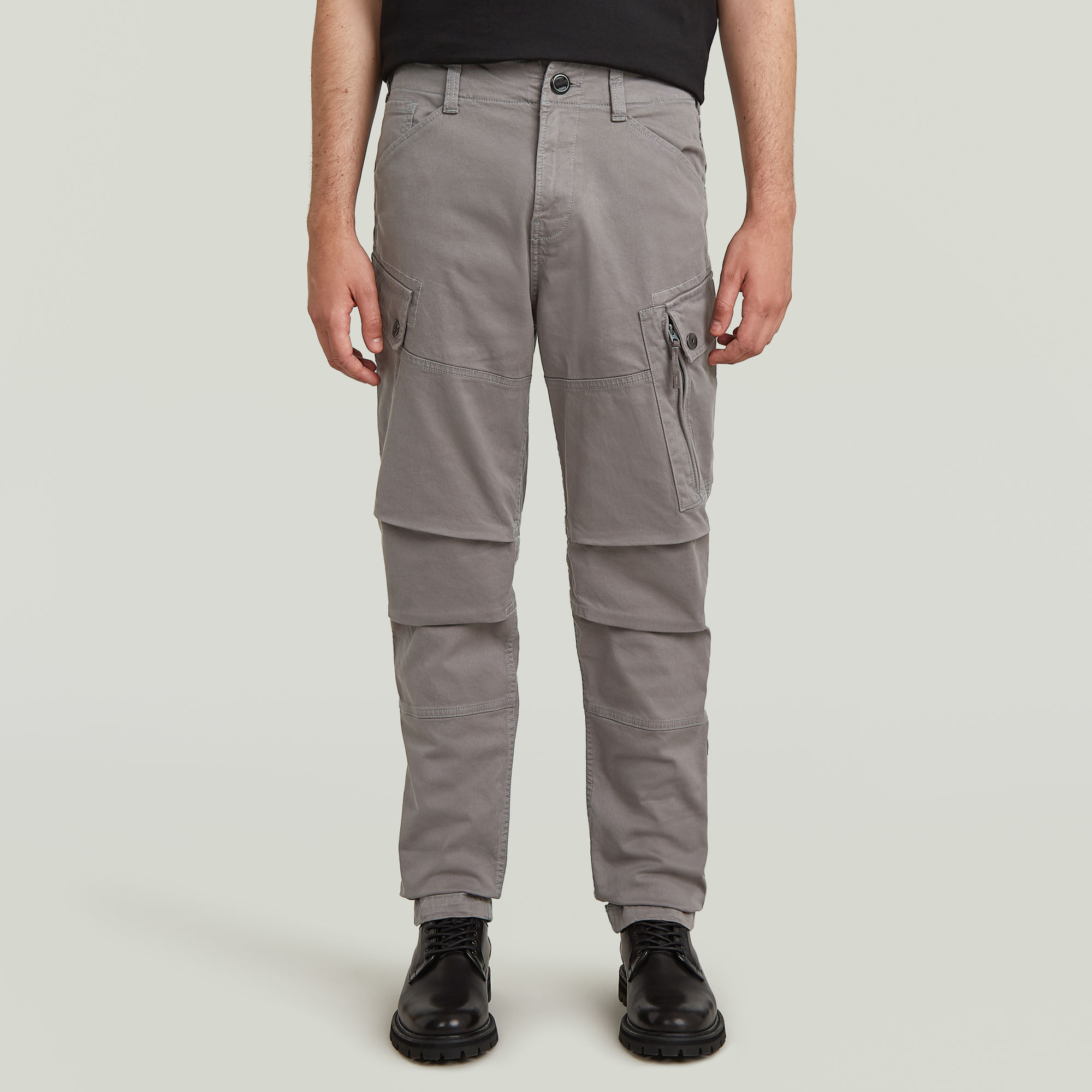 Roxic Zip Straight Tapered Hose - Grau - Herren