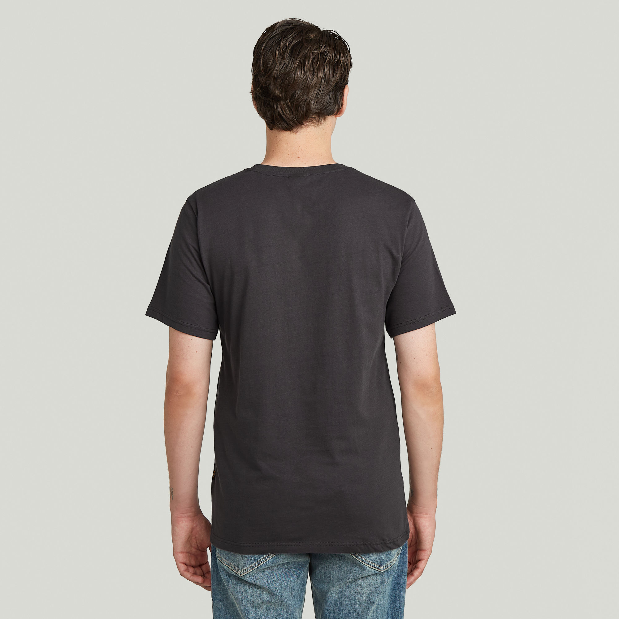 G-Star RAW Old Skool Slim T-Shirt Grijs Heren