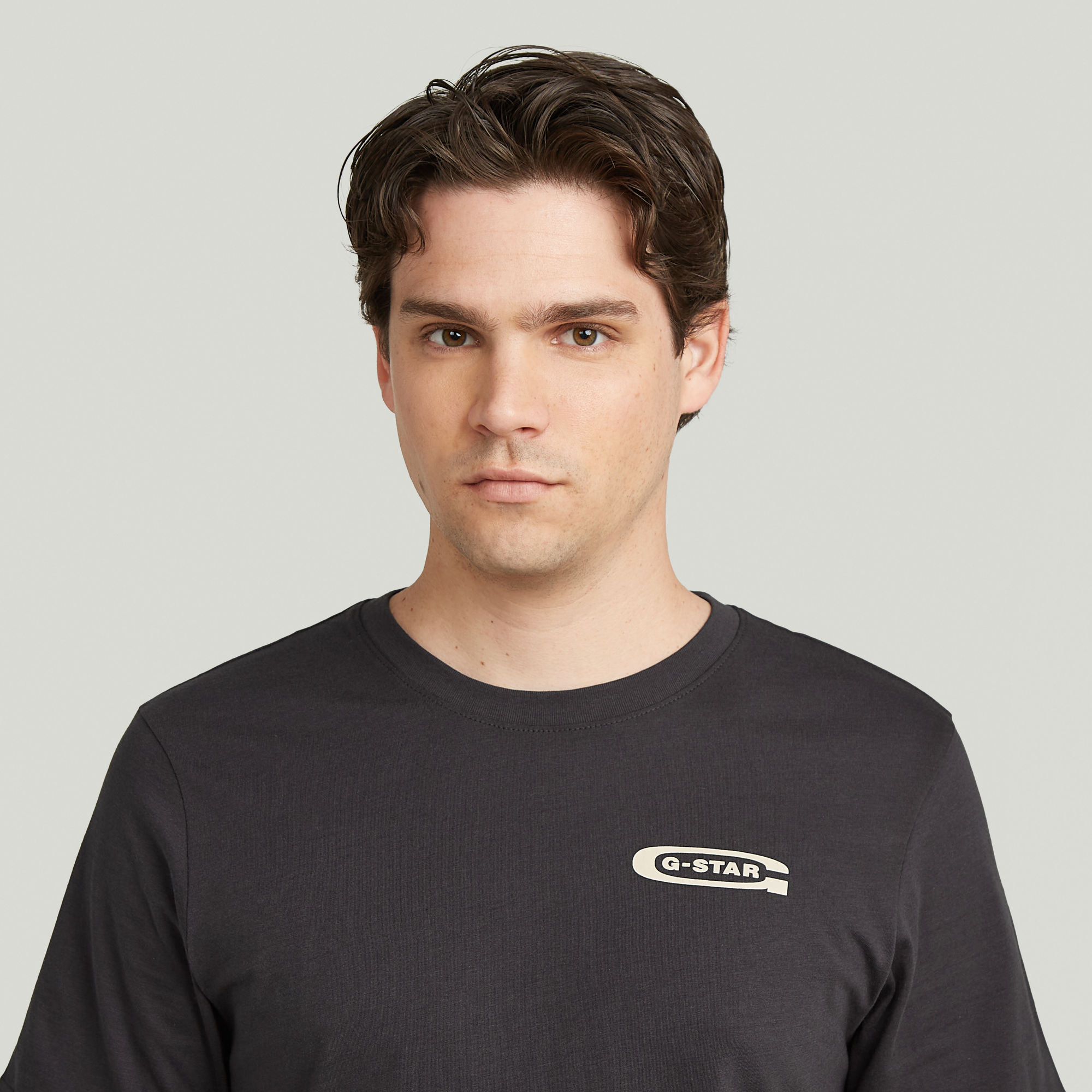 G-Star RAW Old Skool Slim T-Shirt Grijs Heren