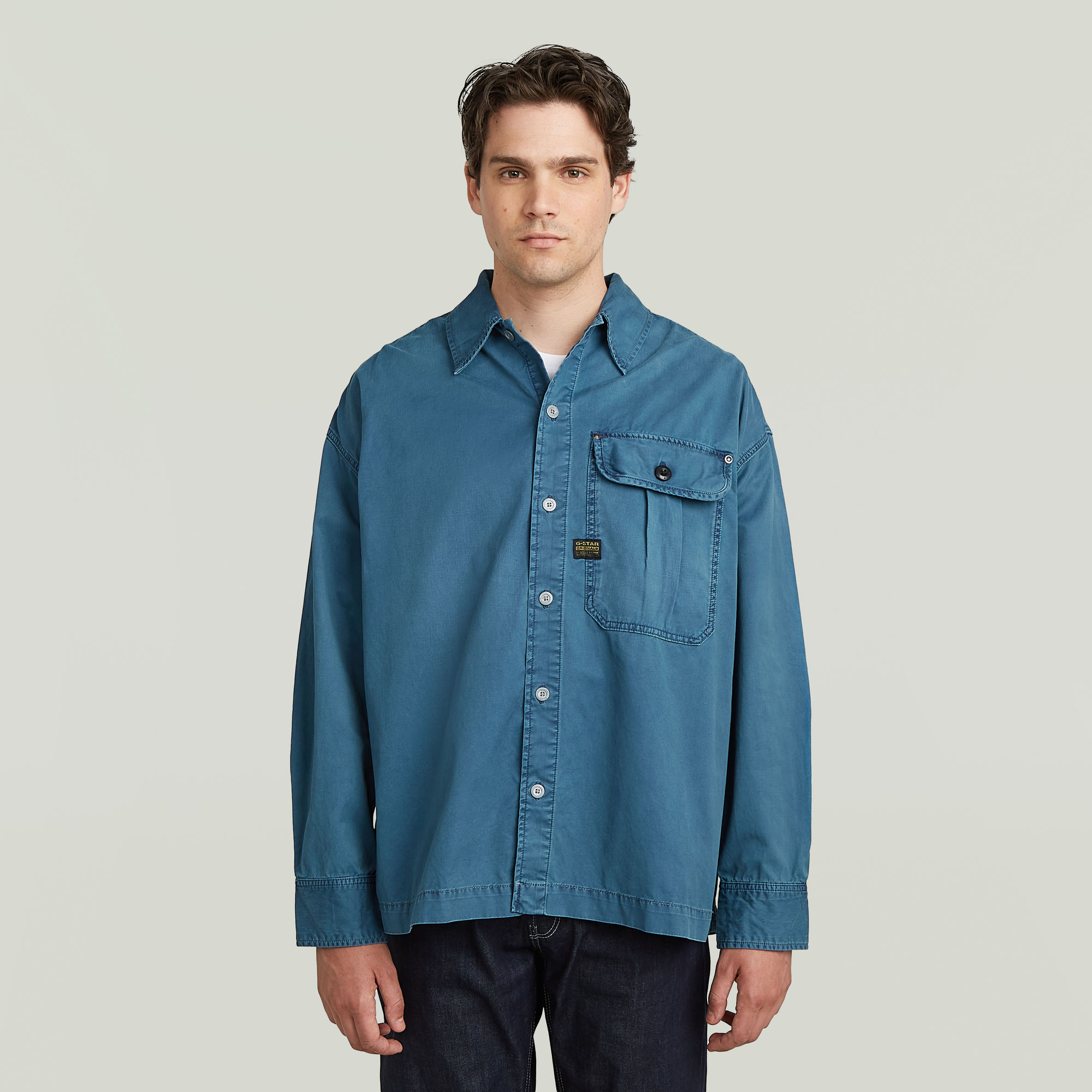 Chemise Pleated 1-Pocket Boxy - s - G-Star RAW - Modalova