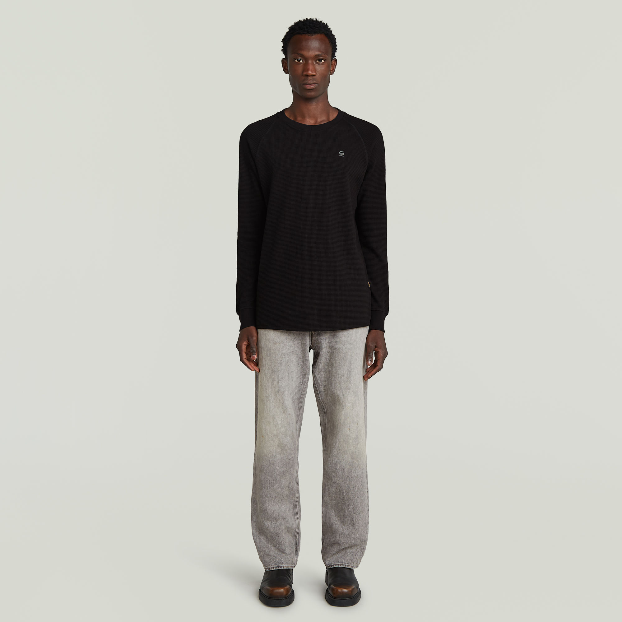 Thumbnail - Jirgi Long Sleeve T-Shirt - Schwarz - Herren