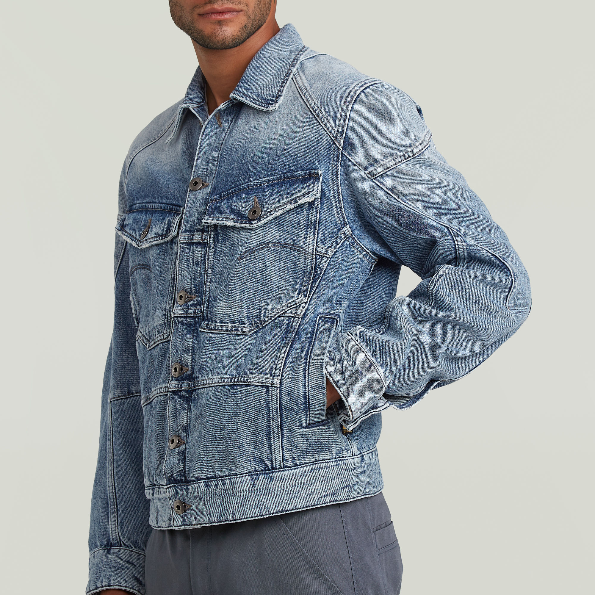 G-Star RAW Kitoh 3D Jack Lichtblauw Heren