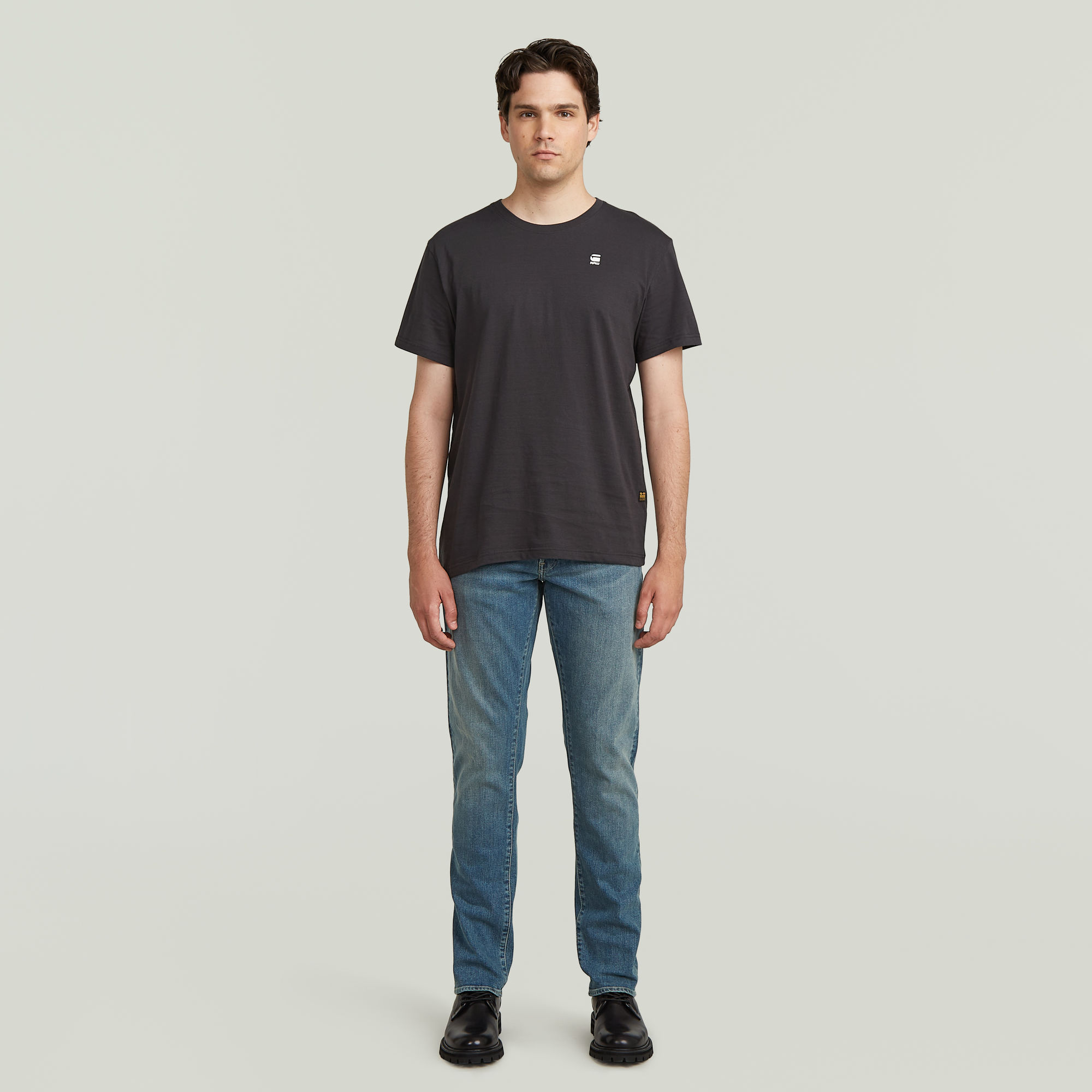 G-Star RAW 3301 Regular Tapered Jeans Midden blauw Heren