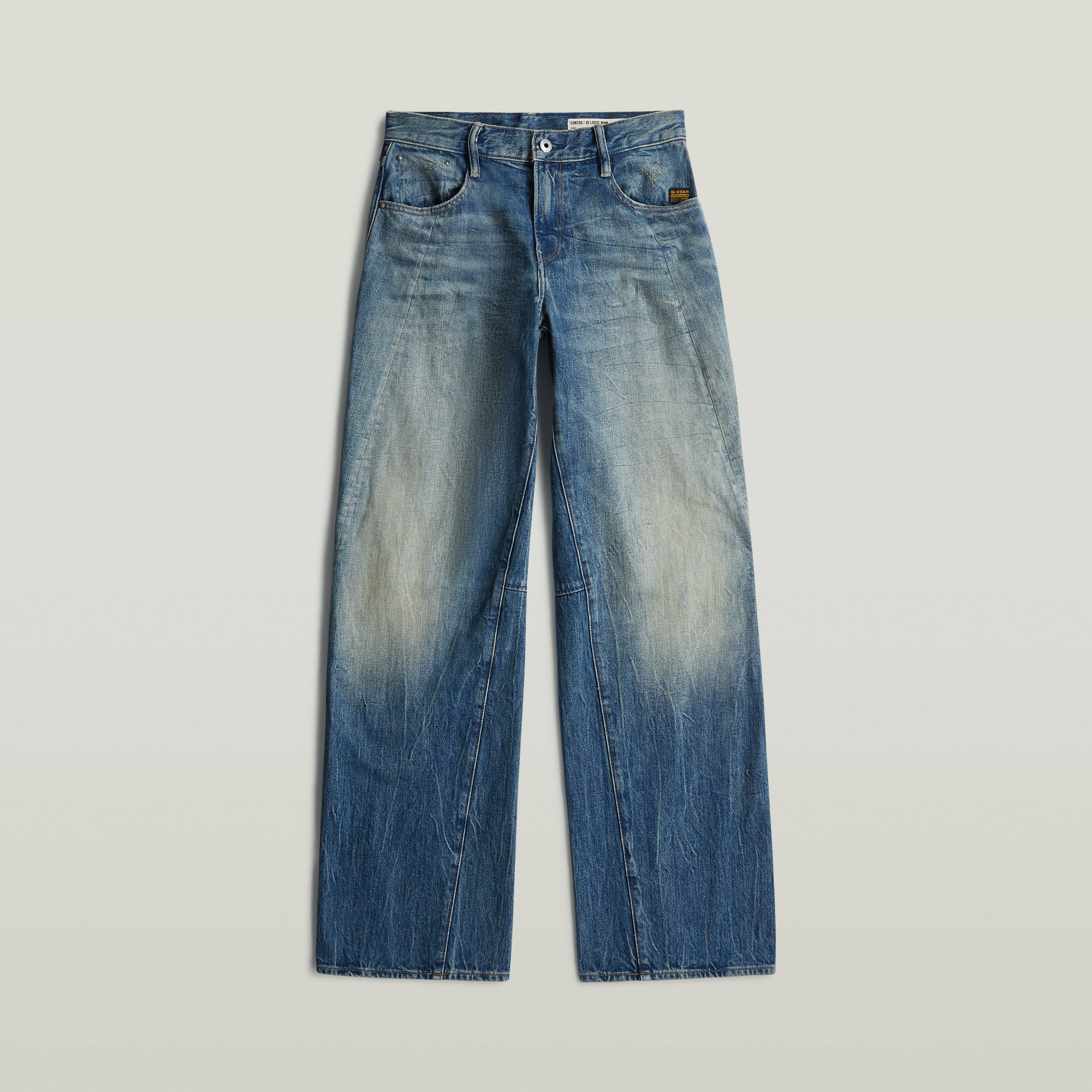 Thumbnail - Contor Loose Jeans - Dunkelblau - Damen