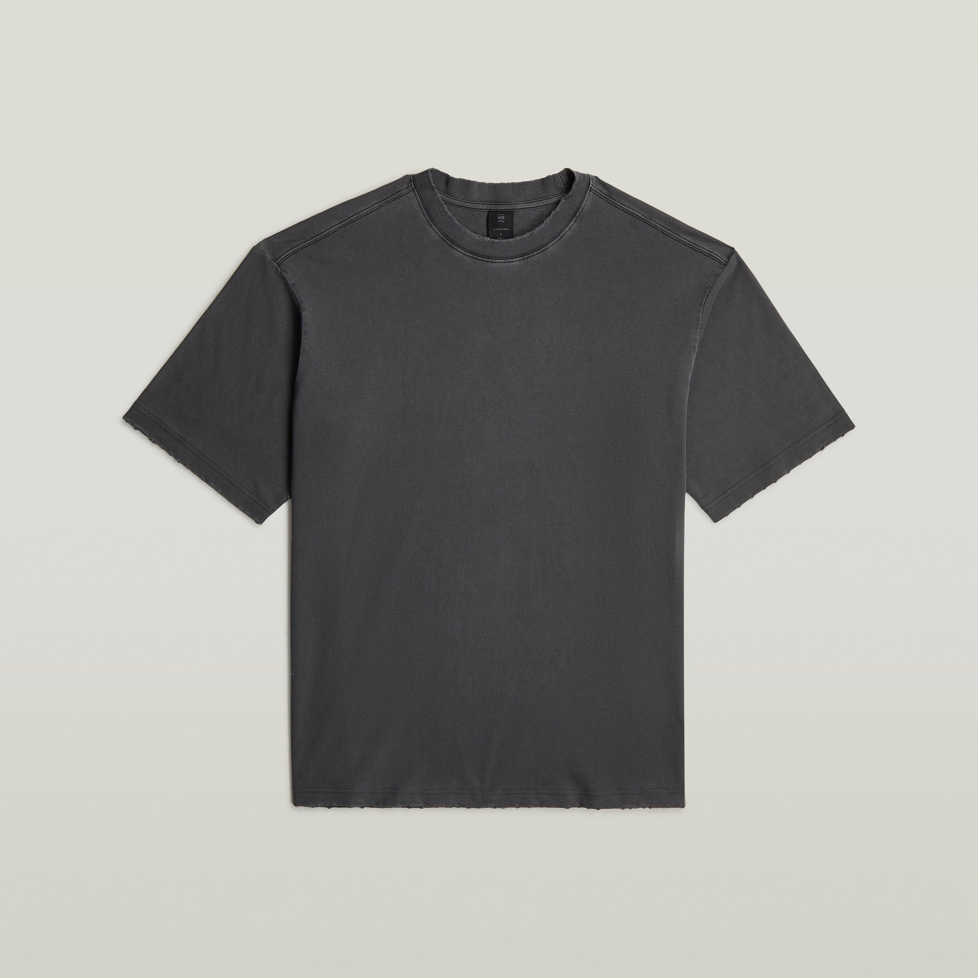 Thumbnail - Back Graphic Loose T-Shirt - Schwarz - Herren