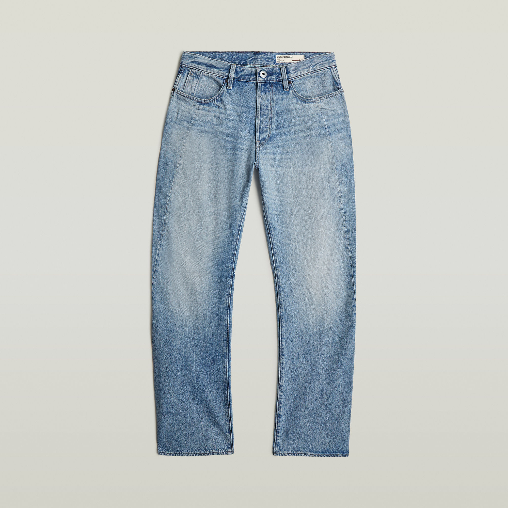 Thumbnail - Contor Regular Jeans - Mittelblau - Herren
