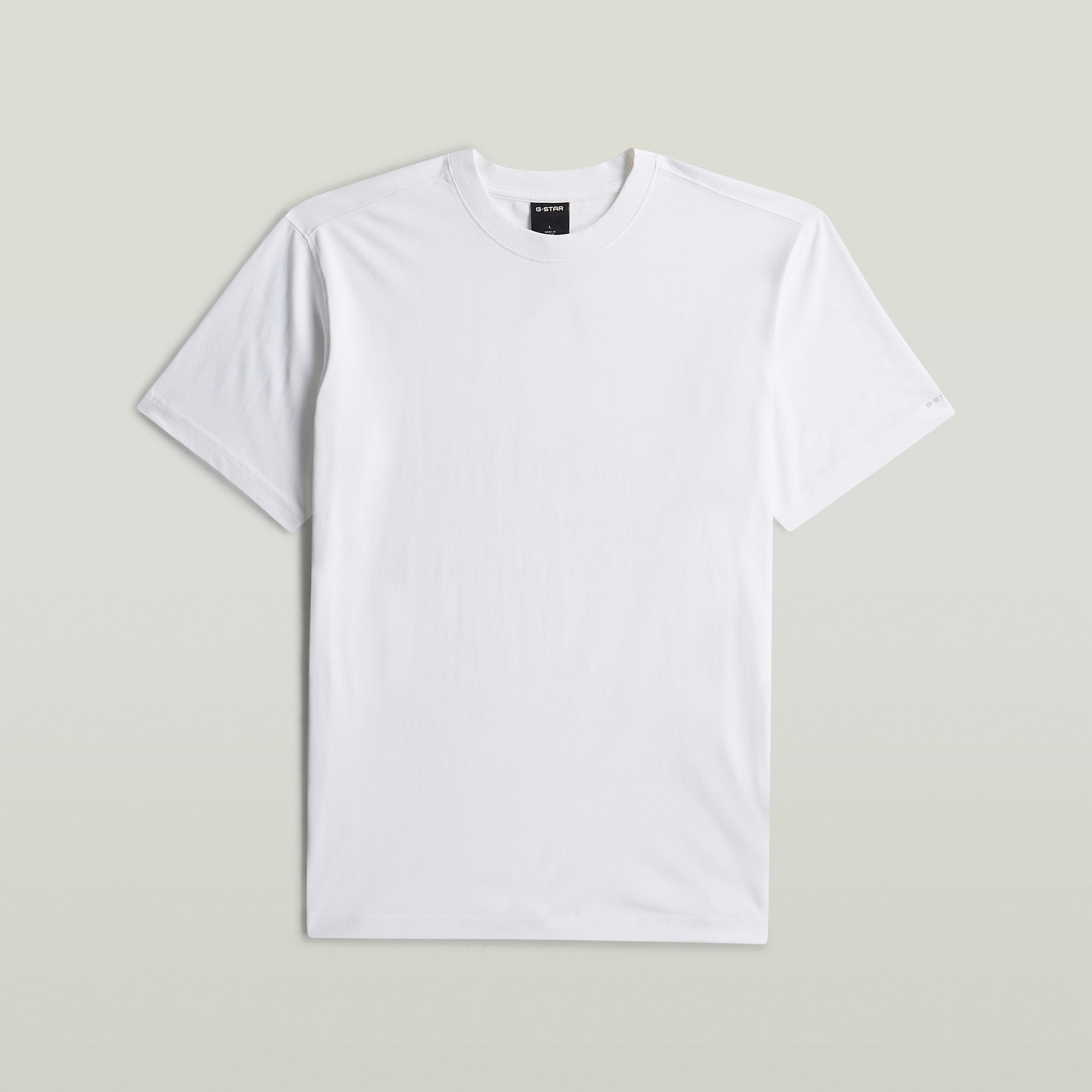 Thumbnail - Layered Back Graphic T-Shirt - Weiß - Herren