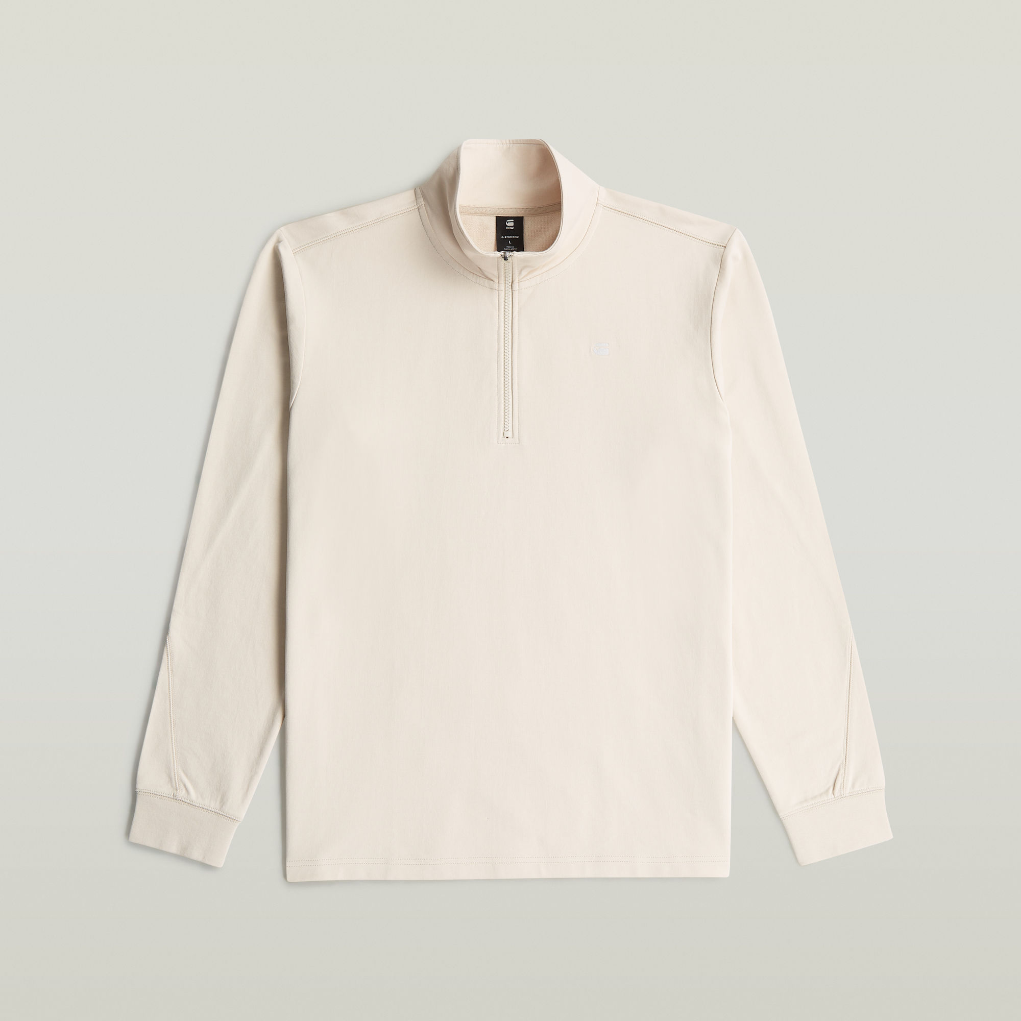 Thumbnail - Tweeter Half Zip Long Sleeve - Weiß - Herren