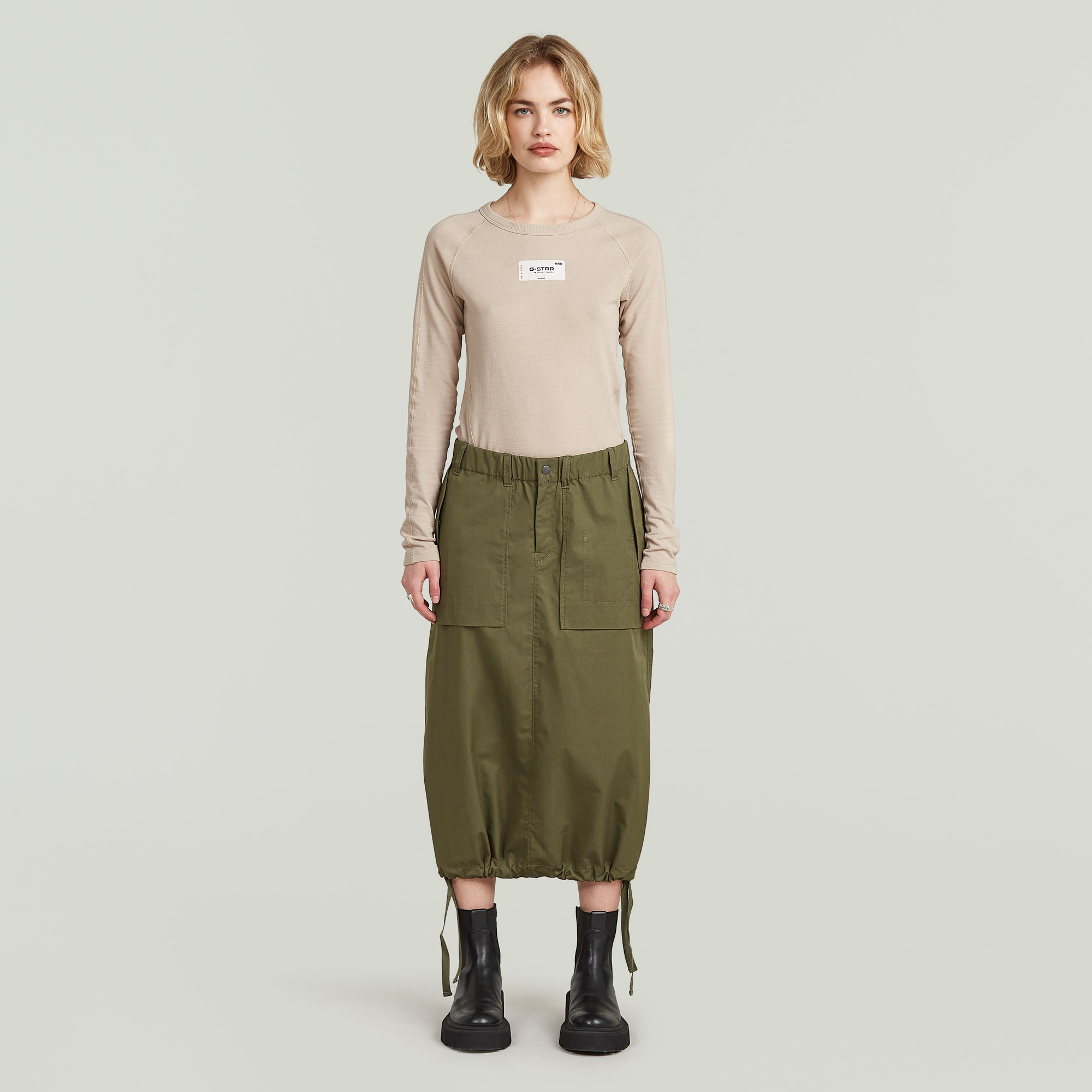 Thumbnail - Midi Parachute Rock - Grün - Damen