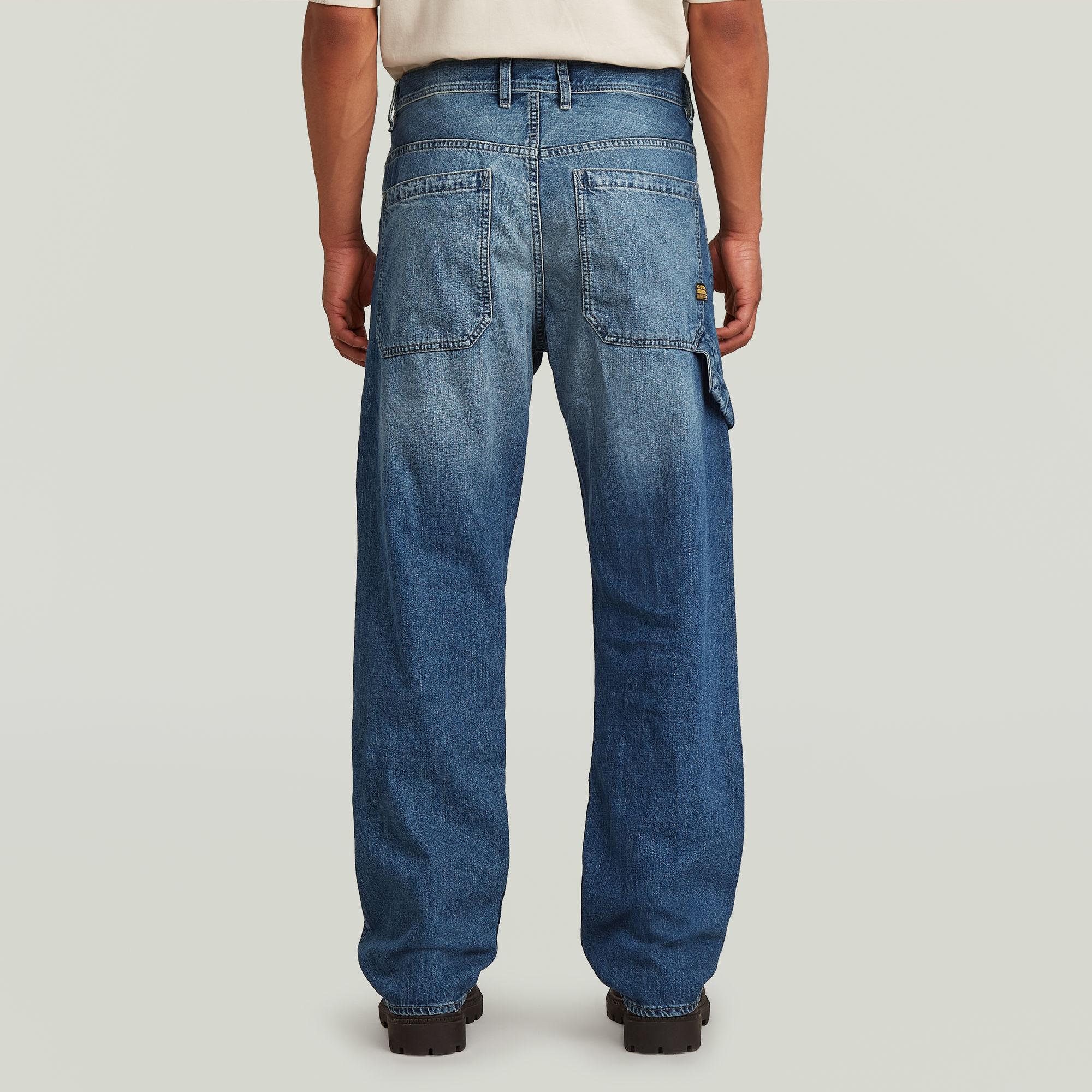 G-Star RAW Carpenter 3D Loose Jeans Midden blauw Heren