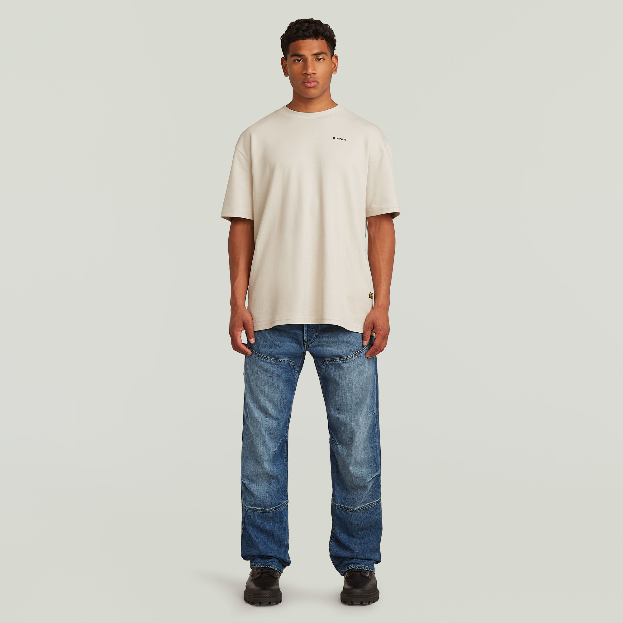 G-Star RAW Carpenter 3D Loose Jeans Midden blauw Heren