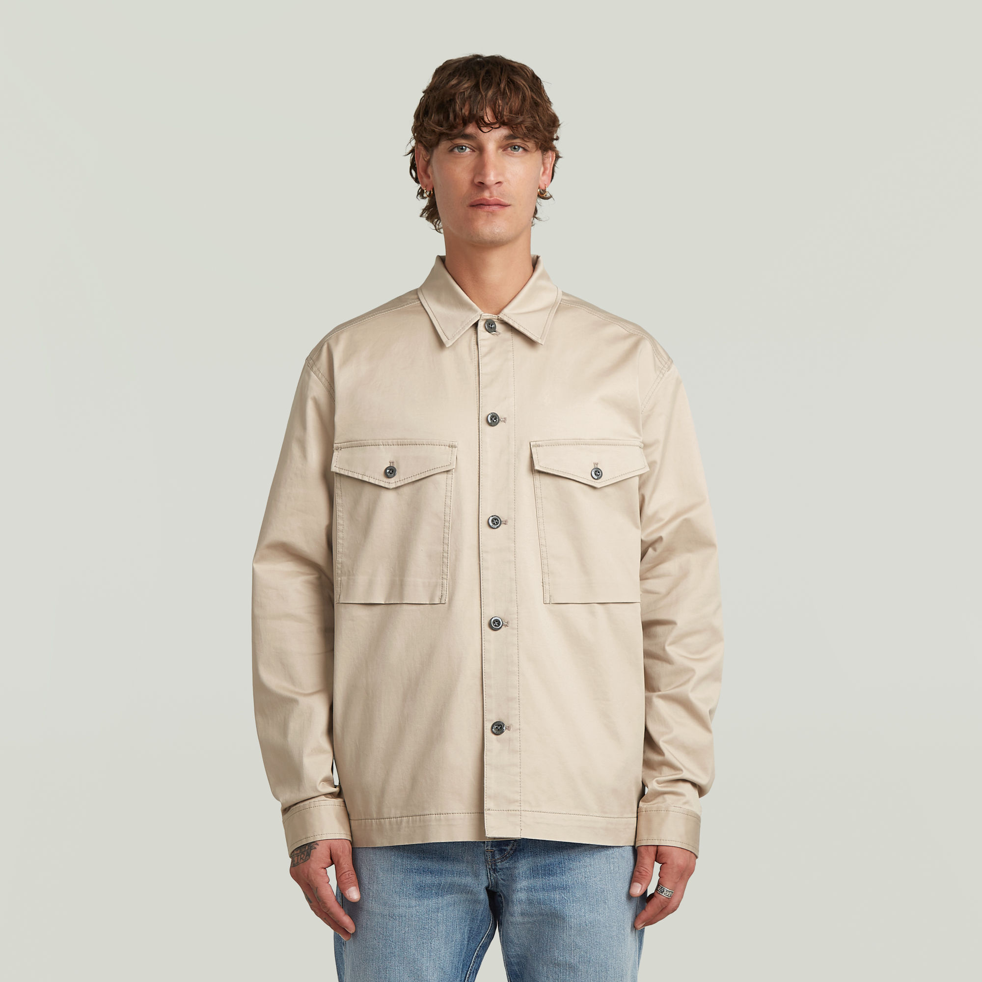 Core Lightweight Hemd - Beige - Herren
