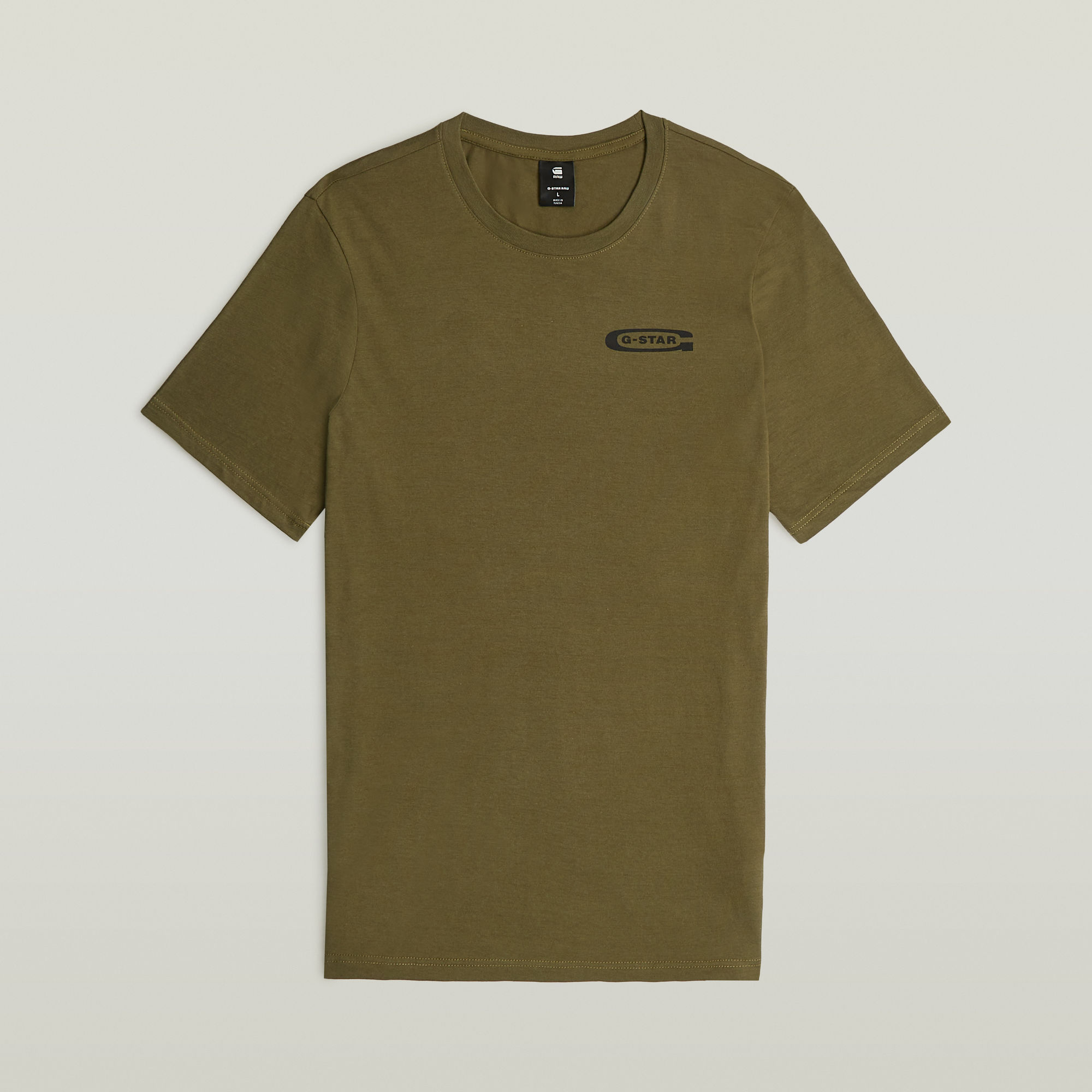 G-Star RAW Old Skool Slim T-Shirt Groen Heren