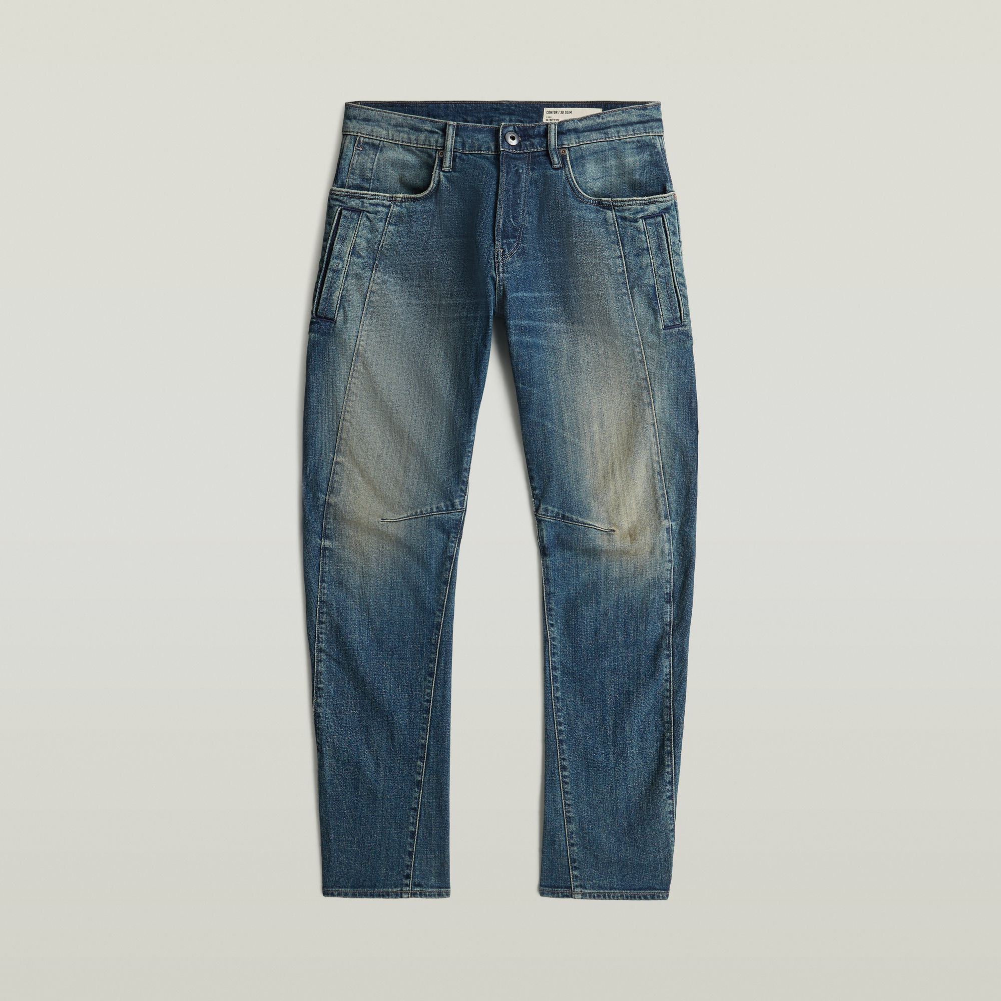 Thumbnail - Contor Slim Jeans - Dunkelblau - Herren