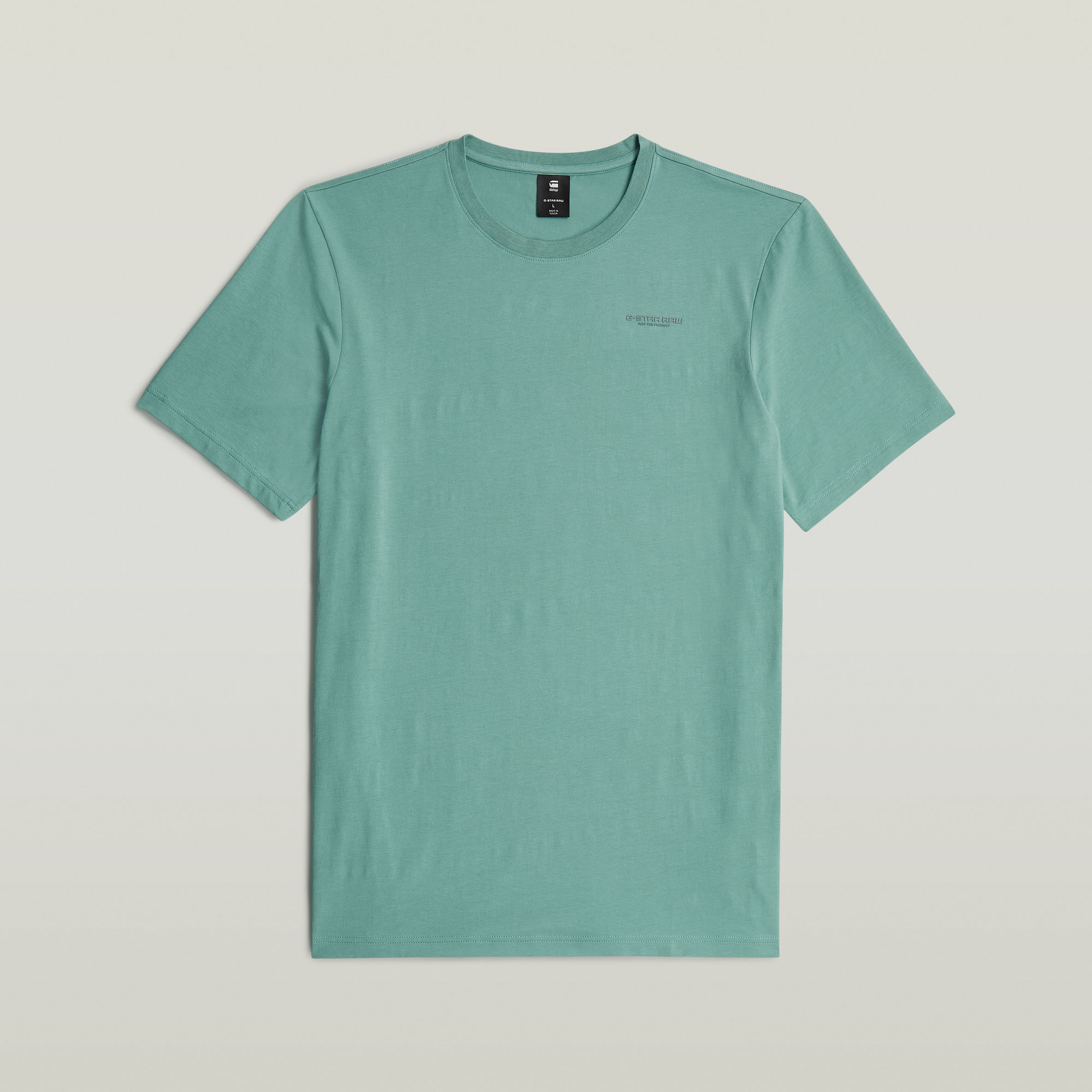 Thumbnail - Slim Base T-Shirt - Mittelblau - Herren