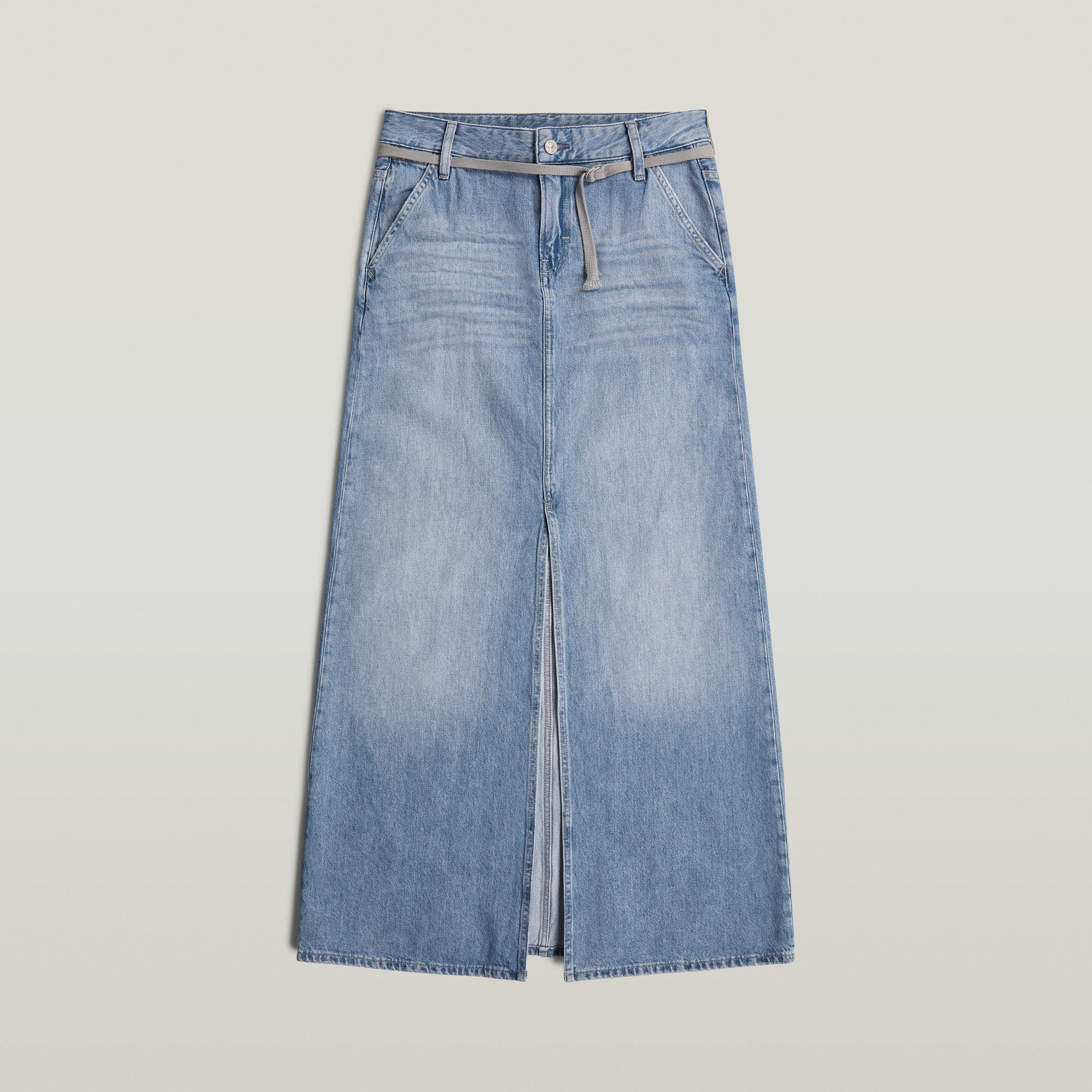 Thumbnail - Baggy Maxi Rock - Hellblau - Damen