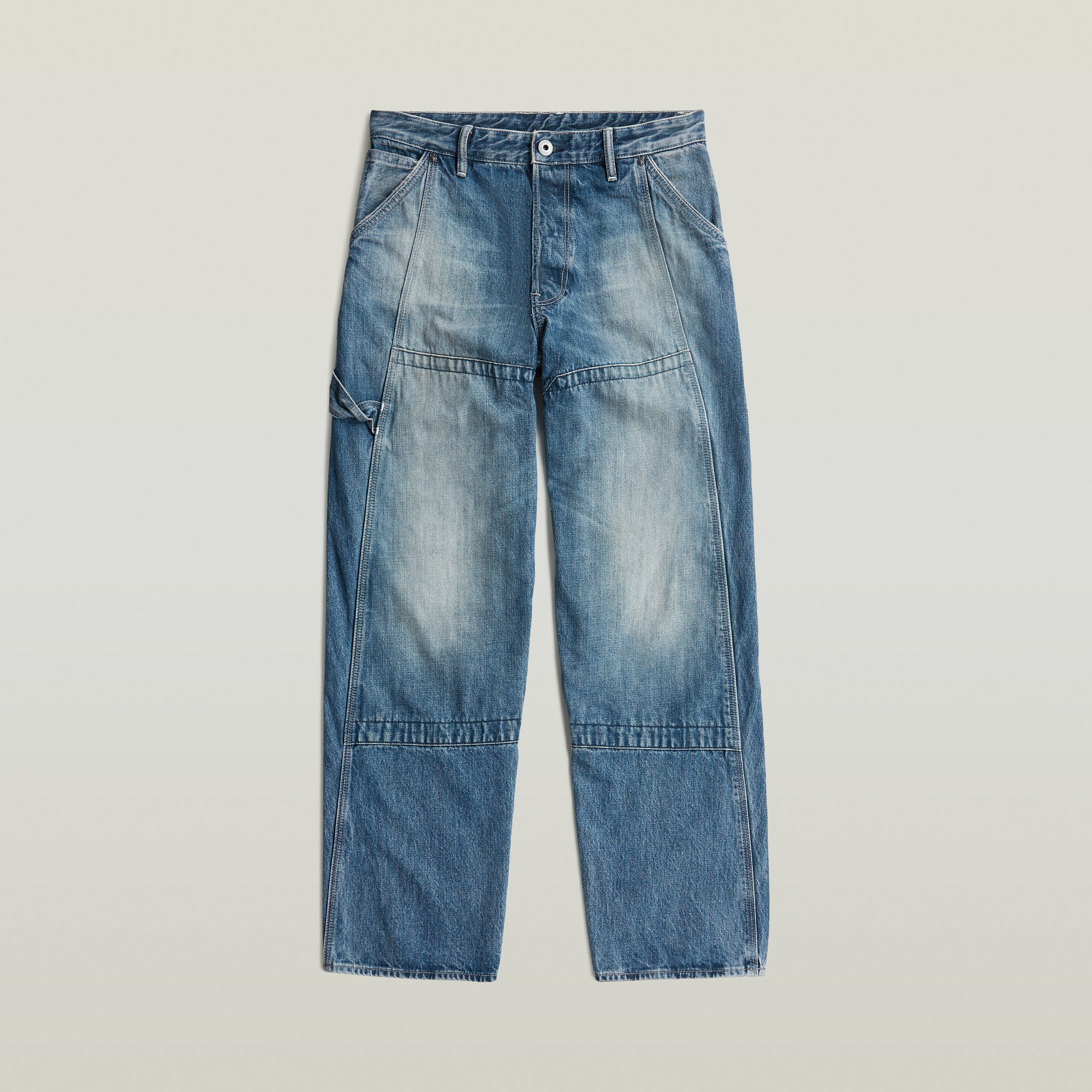 Thumbnail - Contor Loose Carpenter Jeans - Mittelblau - Herren
