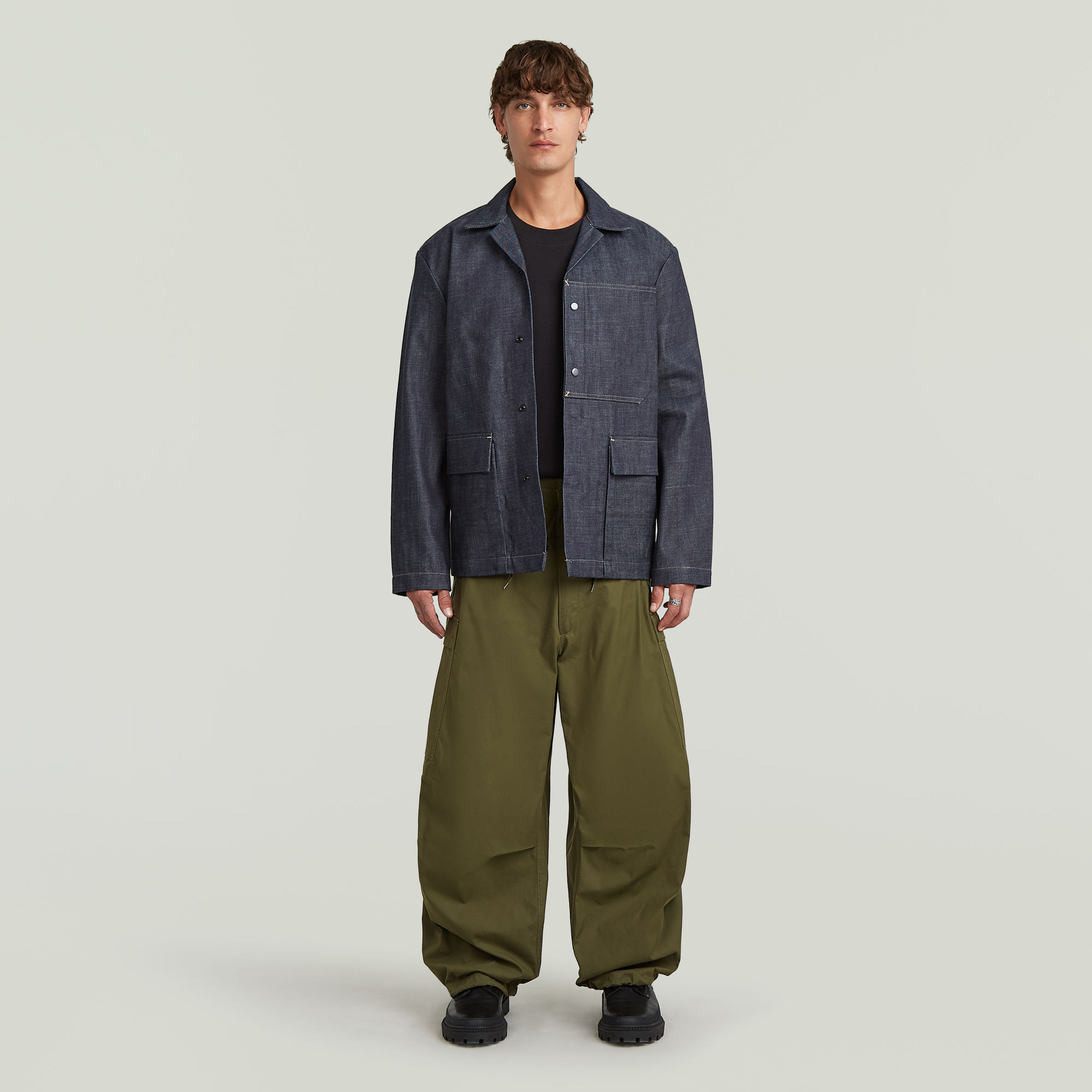 Thumbnail - G-S008 M-51 Cargohose - Grün - Herren