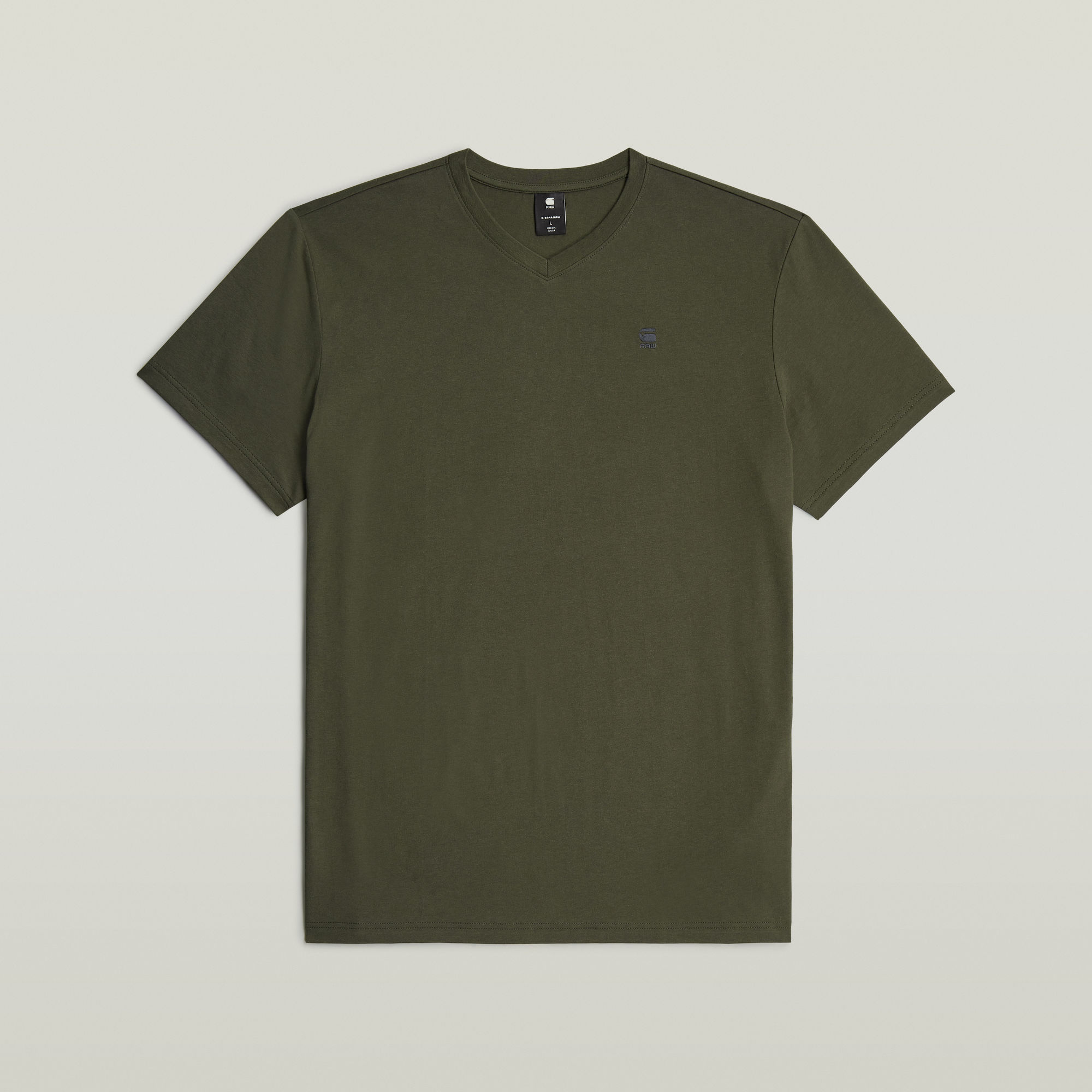 Thumbnail - Base-S V T-Shirt - Grau - Herren